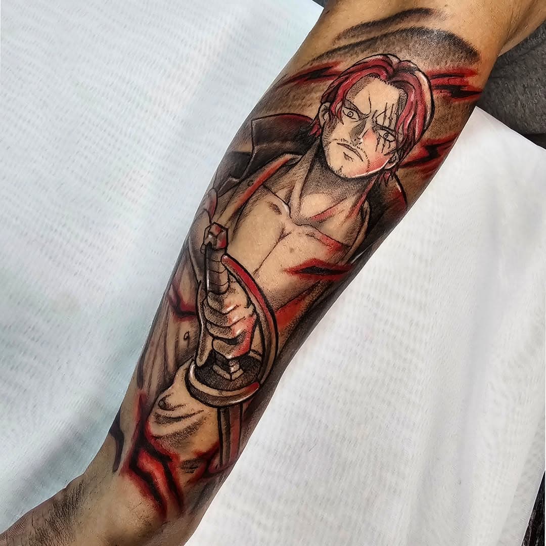 Shanks (One Piece) 🏴‍☠️🚩
.
.
.
#tattoo #tattoos #tatuagem #ink #inked #shanks #onepieceanime #onepiece #onepiecetattoo #shanksedit #tattooideas #inkart #inkedtattoo #otakutattoo #anime #animes