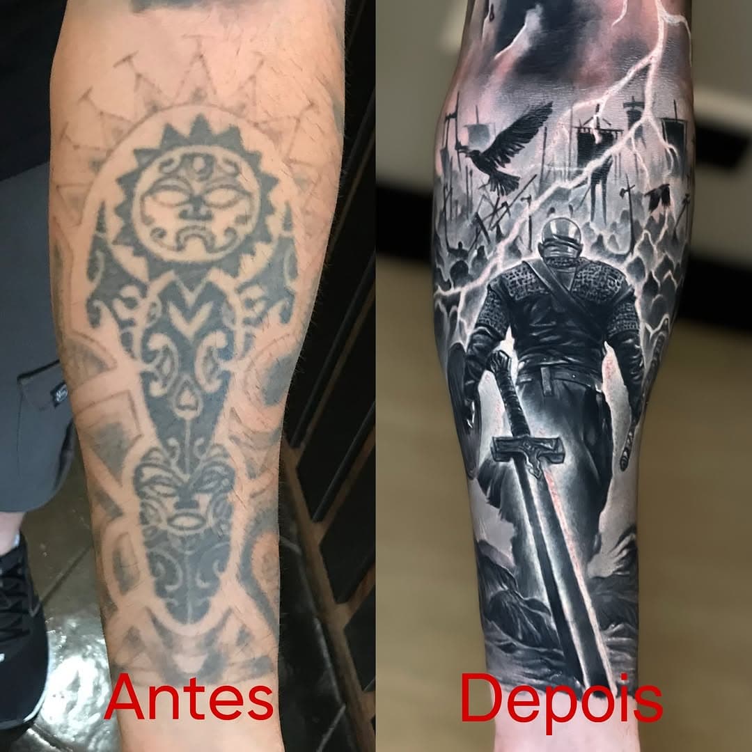 Cobertura realizada em 2 sessões 

E você, vai ficar até quando adiando de fazer aquela cobertura que tanto te incomoda? 

Me chama aqui e vamos resolver esse problema 

#coveruptattoo #vikingtattoo #nordictattoo #tatugemcobertura #ancorastattooshop