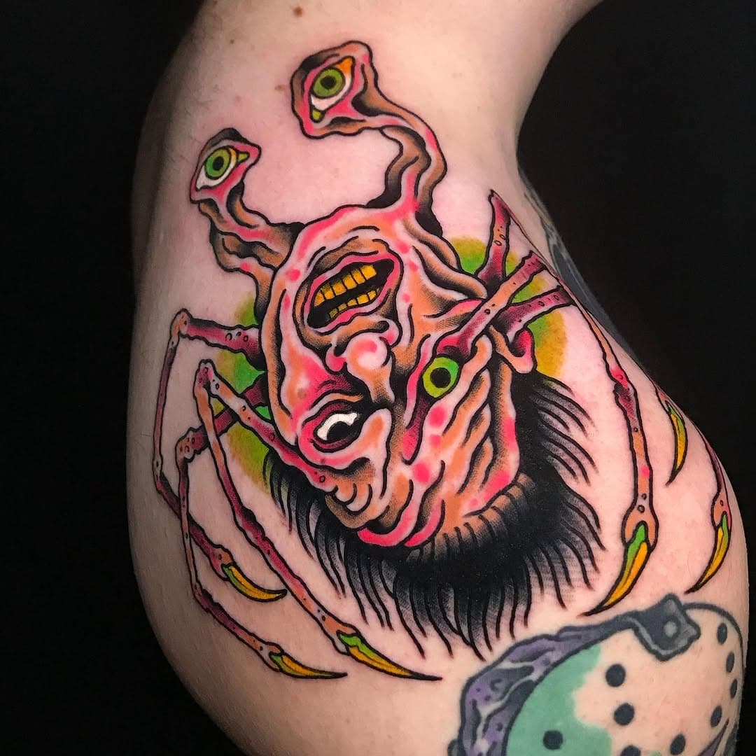 The Thing's Norris spider head! Perfect design for this weather
DM/Email daniel.gagne@hotmail.com to book your creep 

#thething #thething1982 #thethingtattoo #thethingtattoos #johncarpenter #johncarpentersthething #thethingnorris #thethingnorriscreaturespider #horror #horrortattoos #horrortattoo #monster #monstertattoo #monstertattoos #montrealclassiquetattoo #tatouagemontrealclassique #montrealclassique #montréalclassique