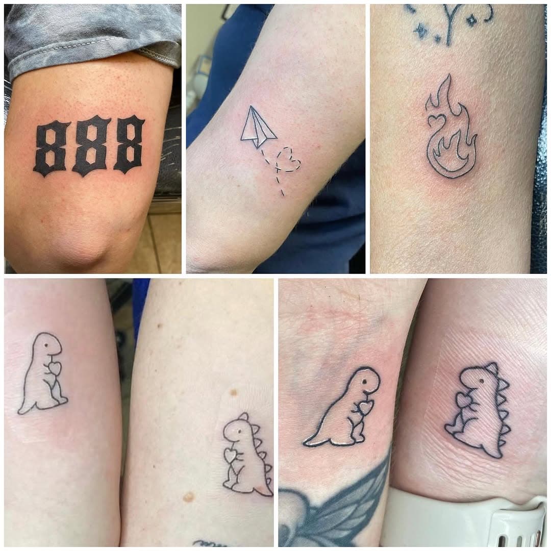 Some tattoos done by Our apprentice Sydney @sydtattooworks from her Valentine’s Flash 😉

Call or Dm to check availability