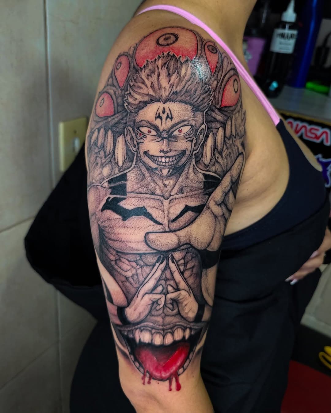 Ryomen Sukuna, Rei das Maldições! Autoral, muito obrigado pela confiança @sah_snobrega 🔥 tu é braba!
•
•
•
•
•
•
#killtattoo #tattoo #tattoos #tatuagem #blackworktattoo #blackwork #darkart #dark #anime #sukuna #jujutsukaisen