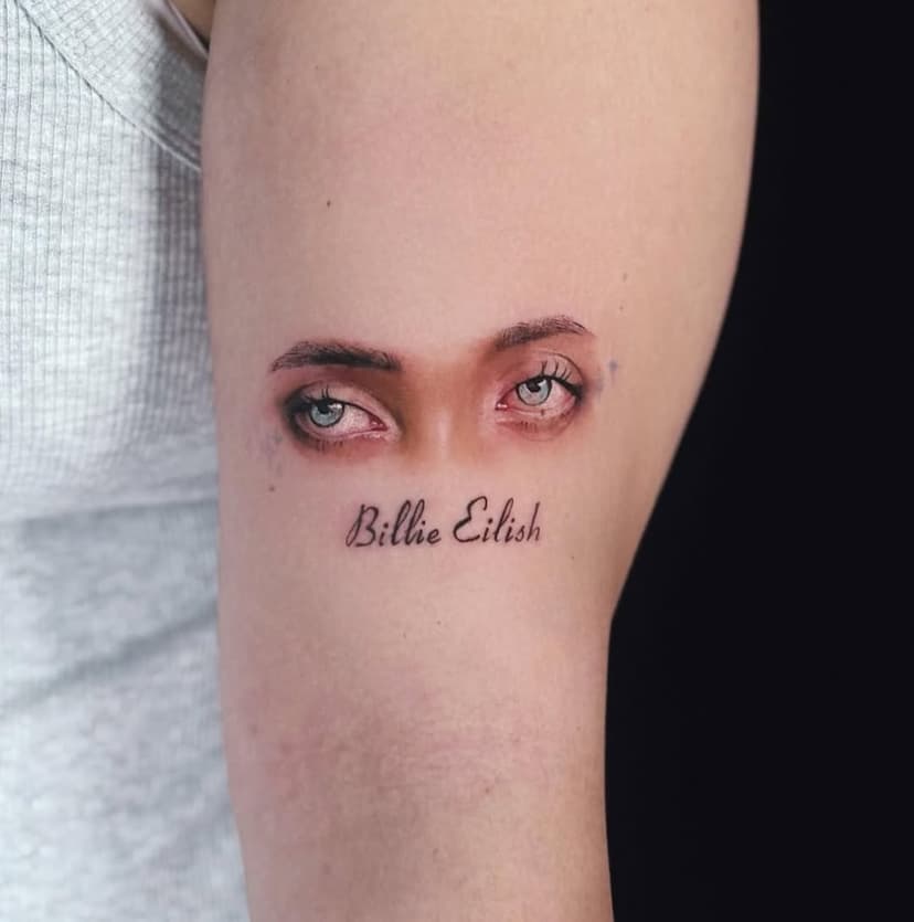 Realistic eyes tattoo done by  @assassintattooalice 

#assassintattoo #tattooart #houston #tattooartist #realistictattoo