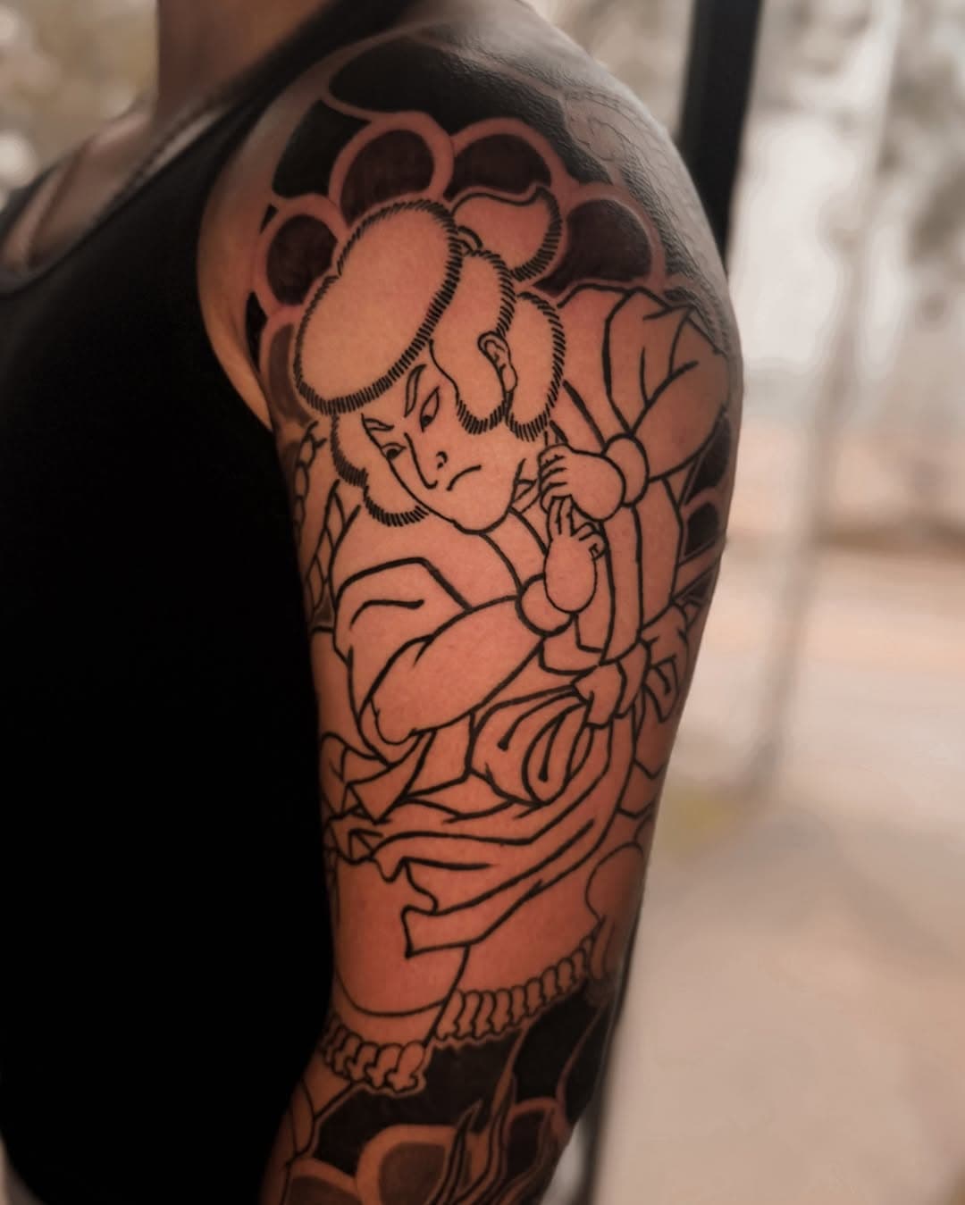 Unryu Kuro sleeve I’ve been working on for Miguel. Thank yall for trusting me with such insane projects, can’t wait to do more like these!
.
#irezumi #irezumicollective #japanesesleeves #procreate #irezumidisciples #tattooshop #houstontattoo #tattoodesign