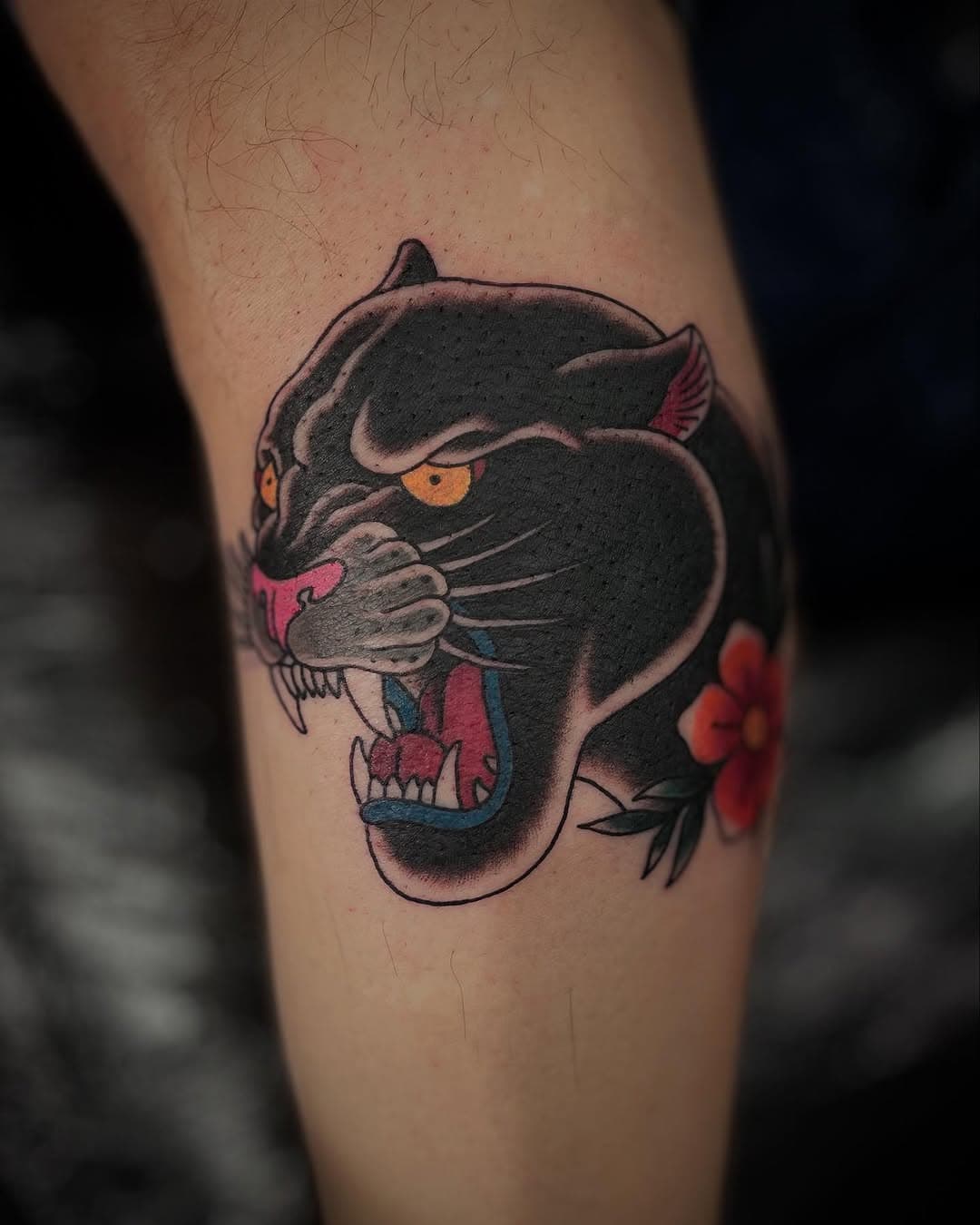 #panther#panthertattoo#traditional#traditionaltattoo#colortattoo#oldschool#oldschooktattoo#tattoo#tattoos#tattooing#ink#inked#oslotattoo#tattoooslo#oslotatovering#tatoveringoslo#visitoslo#visitløkka#oslo#norway#norge