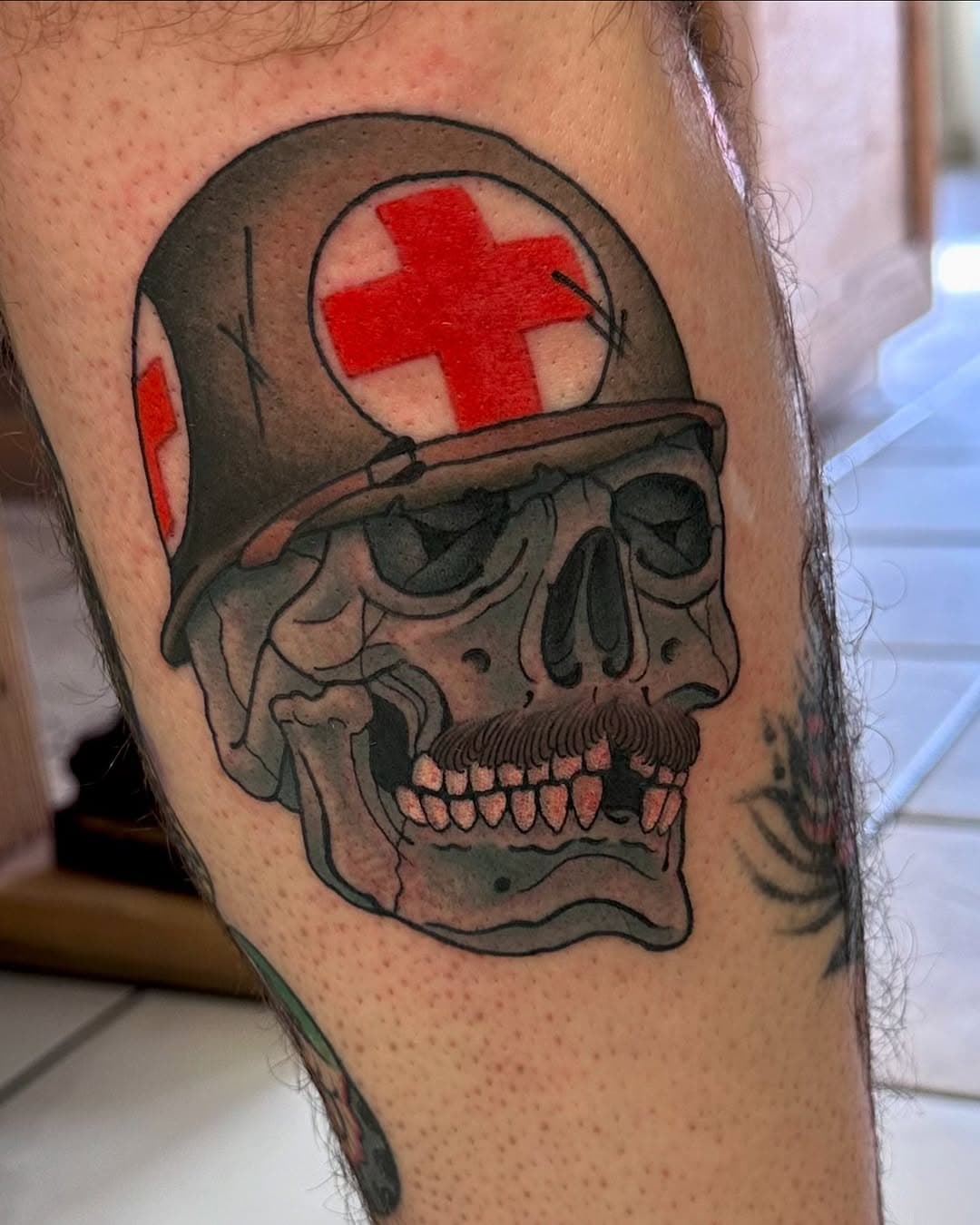 WW II medic skull to commemorate his service. Thank you Matt for your service and support. 

I’ve got time left this month and onward if you like what you see…get ahold of me.