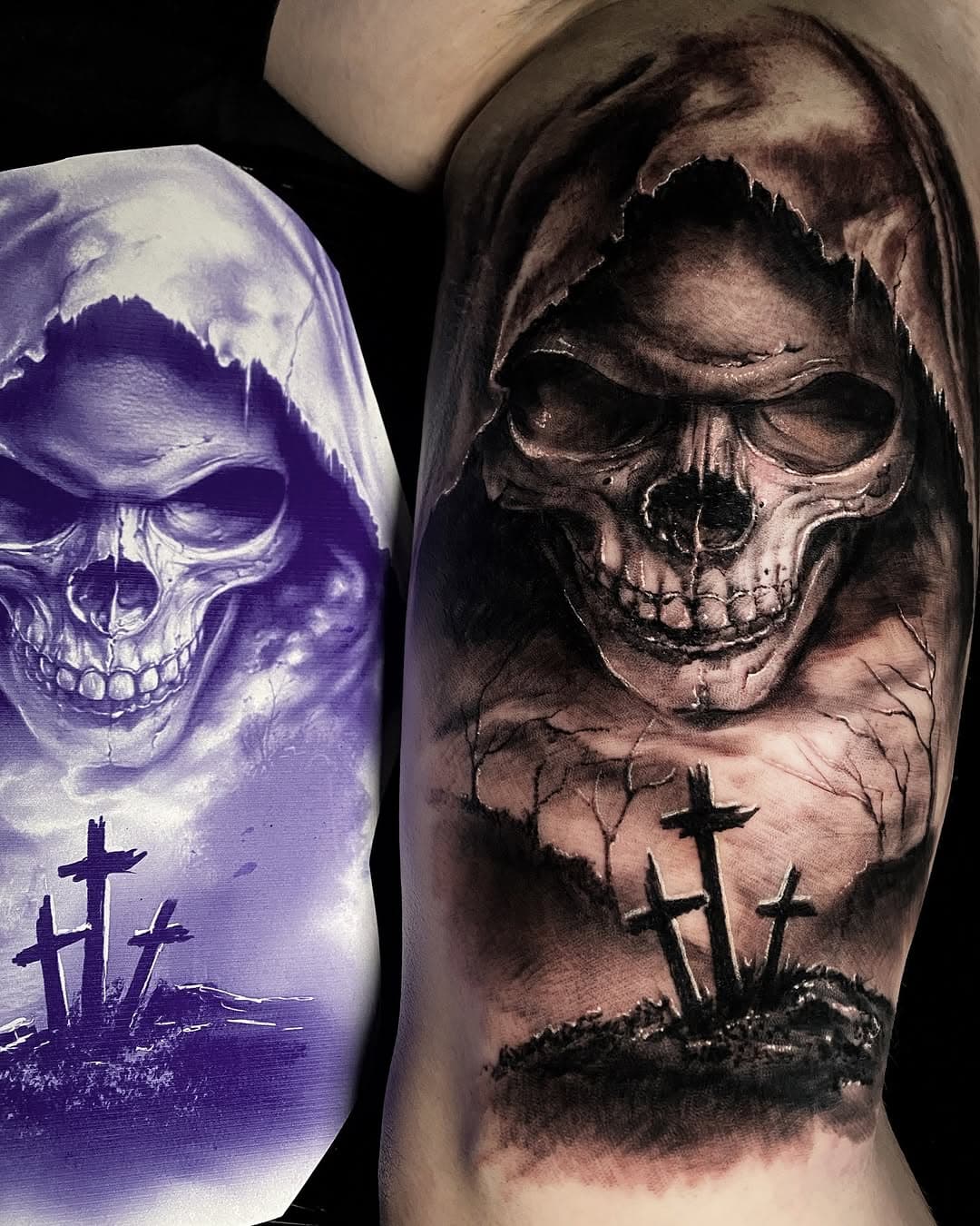 #rtcandrzejcymontattoo #andrzejcymon #tattoo #tattoos #ink #inktattoo #skulltattoo #krosstattoo #cemeterytattoo #darktattoo #bodyarttattoo #bodyart #polishtattooartist #poland #lwówekśląski #loversilesia #pola_la