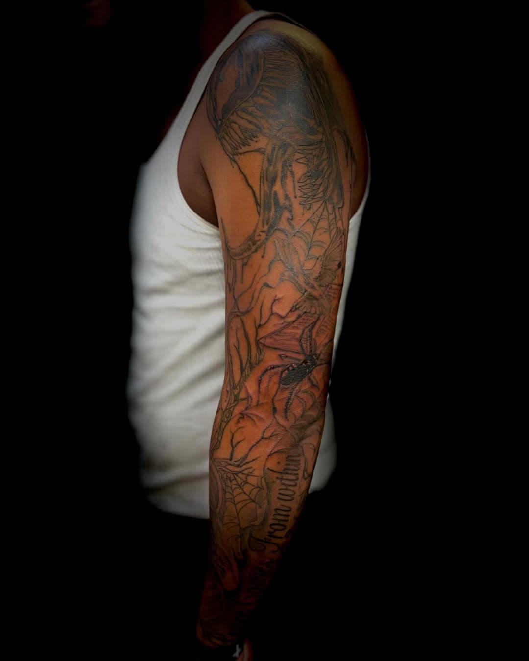“ I am Venom, & You are Mine.” 🕷️
Artist: INKI 🧿
-
-
#explore#tattooshop#inkiadore#vemon#tattoos
#explorepage#viral#artisart#tattooshop