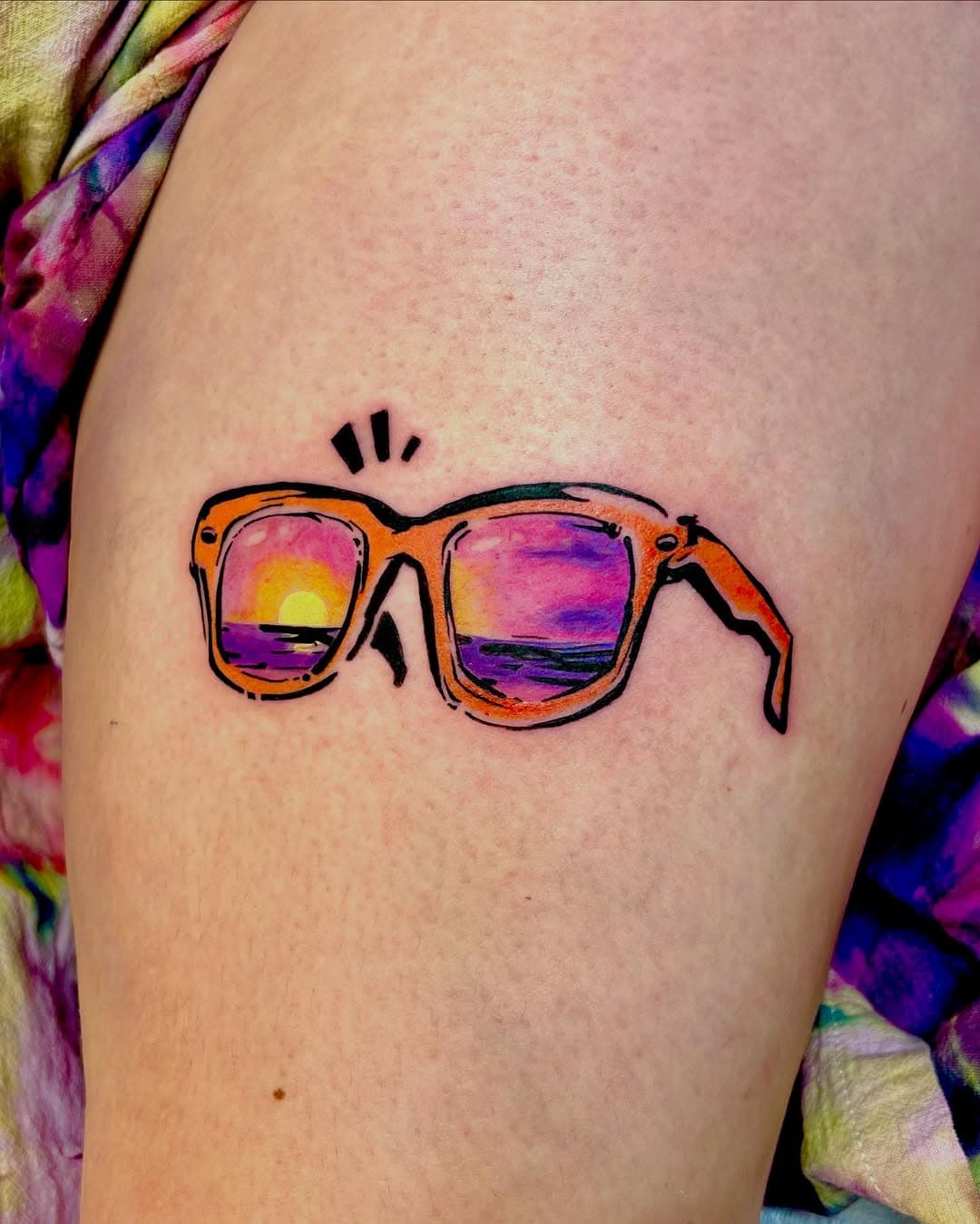 Custom orange sunglasses design for Audra! Thank you so much for the creative freedom on this one.
.
.
.
#sftattooartist #sanfranciscotattooartist #bayareatattooartist #graphictattoo #illustrativetattoo #streetart #graffititattoo