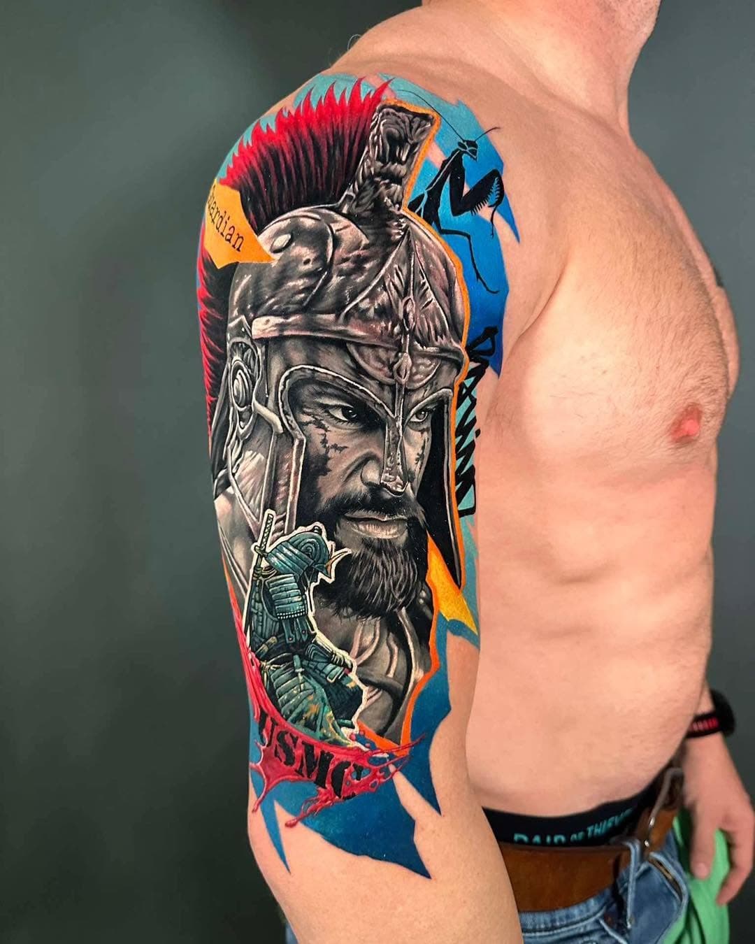 ⚔️ WARRIOR. GUARDIAN. LEGEND. 🛡️Cover up piece

This Street Pop Art piece is all about strength, protection, and resilience. Every line, every shade—crafted to bring this warrior to life in my signature style. 💥

Big thanks to @reachff_paris for trusting me with this epic piece! What do you think—did we capture the spirit of a true guardian? Drop your thoughts in the comments! 👇

Powered by:
@xtremetattooink @emalla.official @dongho.tattoo @macbethph @og_produce @sgoonstattoosupplyph @obsidiantattoocollective @globaltattoomag

📍 Now booking at Alter Ego Tattoo & Piercing, Knoxville, TN
DM me to bring your vision to life!

#StreetPopArt #TattooWarrior #GuardianTattoo #CustomInk #TattooArtist #basilioxtattoo #KnoxvilleTattoo