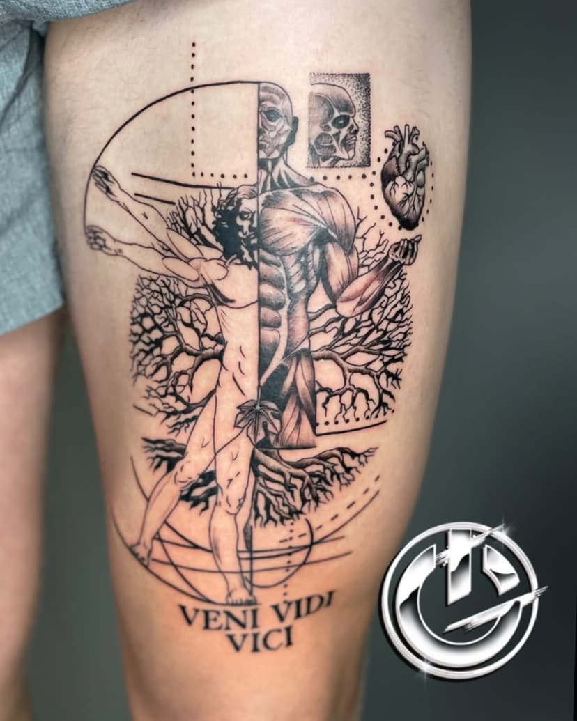 I don’t sell my mead. So, don’t ask
But, I still tattoo. 😉
Private studio for my best people 
#finelinetattoo #blackandgreytattoo #virtuvianman #davinci #thightattoo #firsttattoo #coloradotattooartist