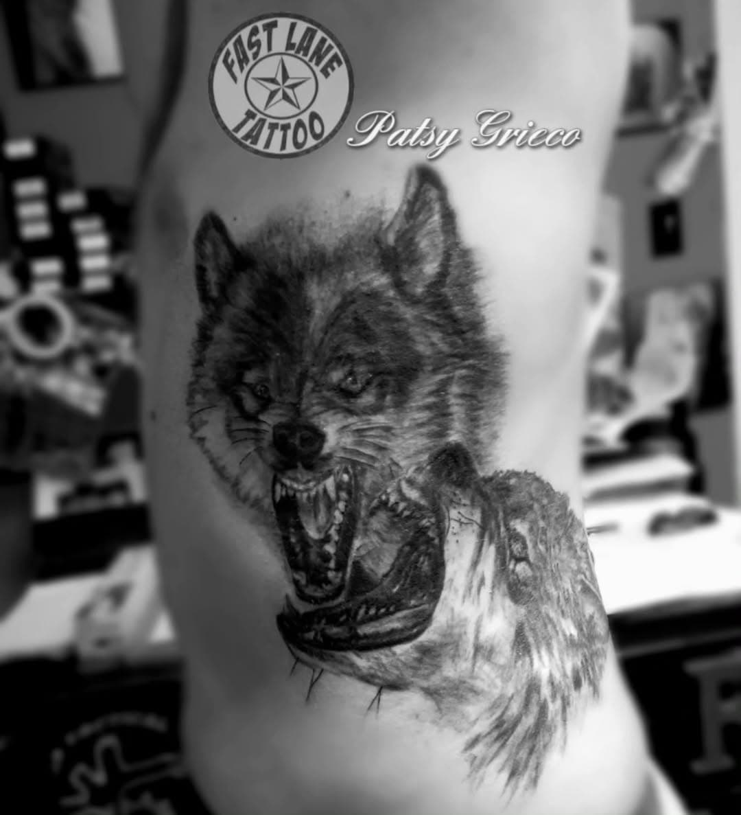 In all of us is a battle of 2 wolves. The one that wins is the one you feed. 

#battle #wolves #mast #blackandgreytattoo