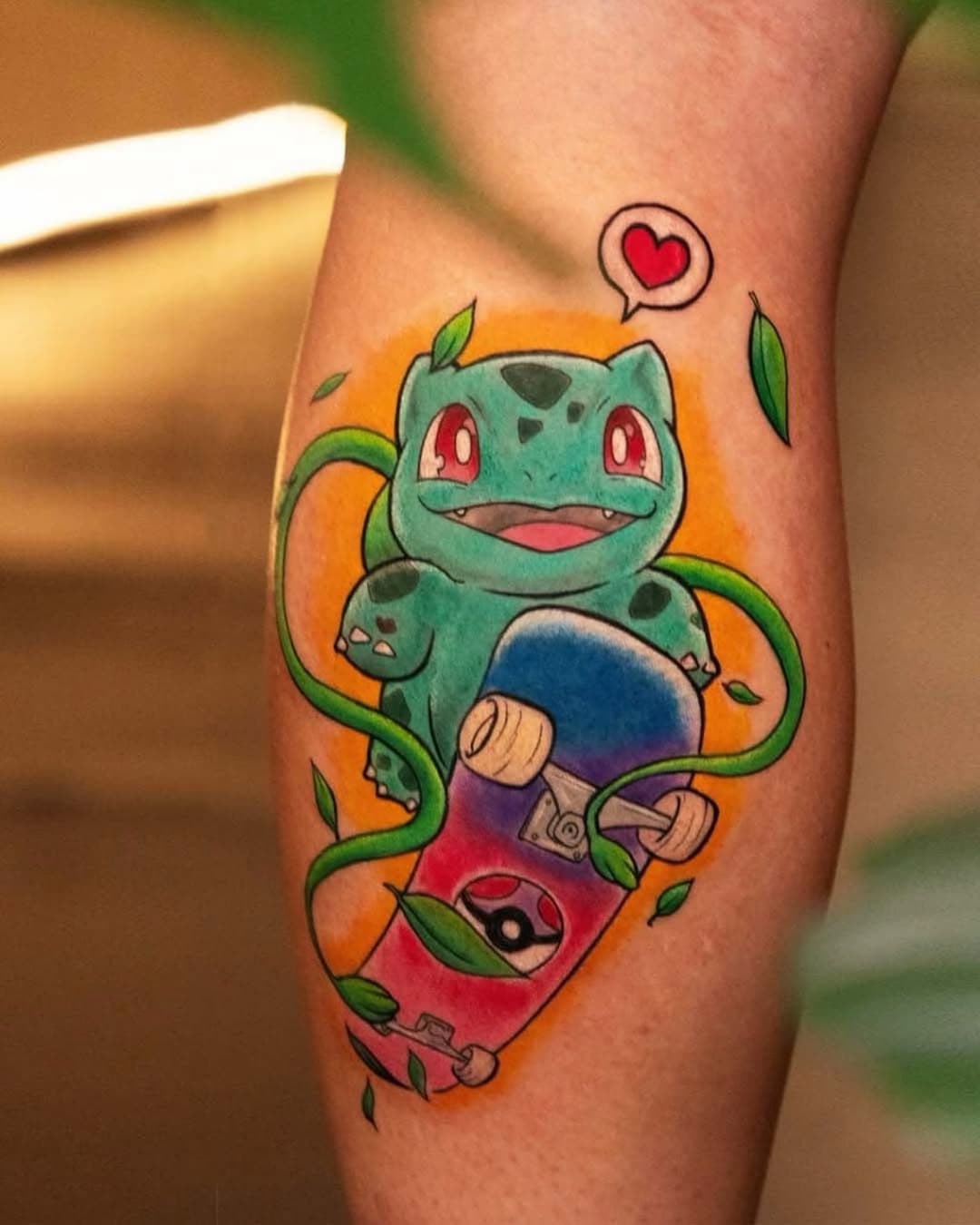 Patiineta just brought this little grass-type legend to life with a stunning tattoo! Perfect lines, smooth shading, and all the charm of everyone's favourite starter.

Would you get a Pokemon tattoo? Drop your favourite in the comments!!

Artist: @patiineta.tattoo

#AnimeTattoo #MangaTattoo #pokemontattoo #bulbasaurtattoo #TorontoTattoo #HonTattoo