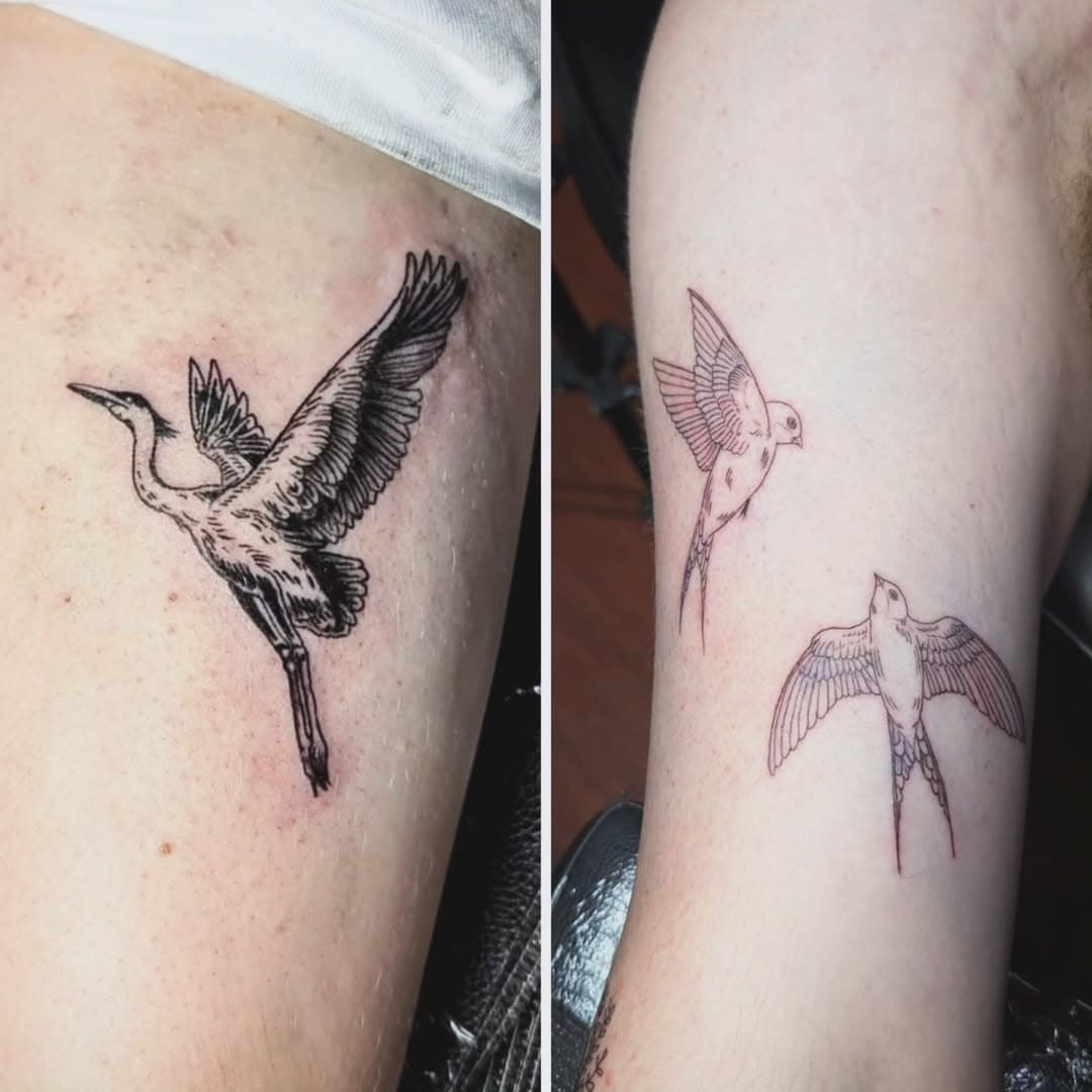 Some different birds done by Monsoon!

@monsoontattoos