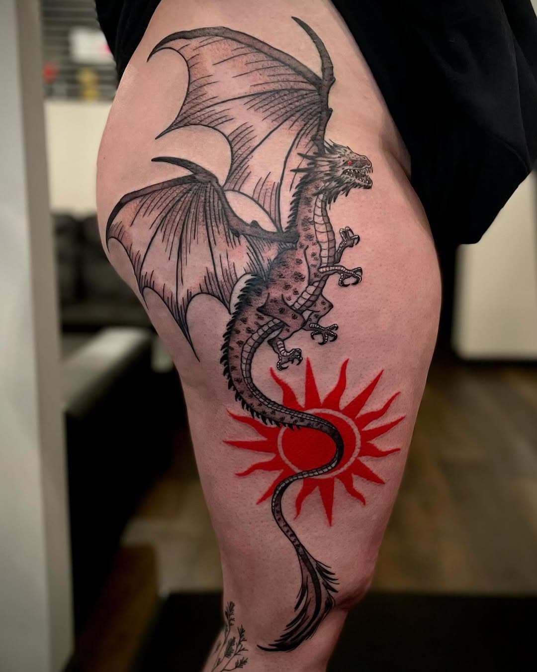 Big ole dragon for Abby! Thank you so much for the constant support, fun times, and cool ideas!🫶✨

If you are interested in booking with me you can click the link in my bio! I am currently looking to book the beginning of April! As always message me if you have any additional questions🖤