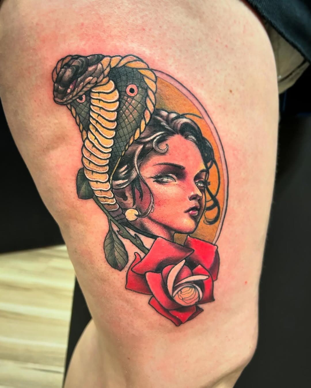 snake and lady i got to do today from my designs. thanks cassie!