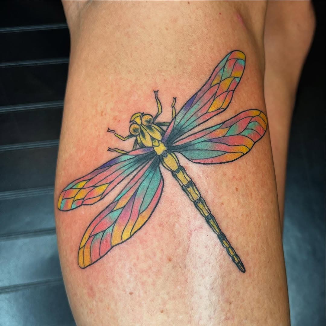 Coordinating dragonfly tattoo <3

#color #colortattoo #bug #dragonflytattoo #dragonfly
#blackwork #blackworktattoo #tattoo #cutetattoo #floral #blackandgrey #blackandgreytattoo #supportlocal #femaleartist#inked #tattooedgirls #bodyart #houstontattoo #tattoos #tattoosnob #tx #daintytattoo
