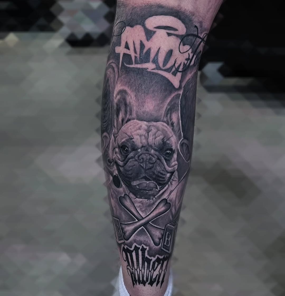 Albert the frenchie all healed up.

If you haven't had the pleasure of listening to mine and @empireofdirt.tattoo podcast go check it out the latest episode is out now @thedoesithurtpodcast 

#frenchbulldogsofinstagram #frenchbulldog #frenchbulldogtattoo #portrait #portraitoftheday #healedtattoo #healedandhairy #pettattoo #petlovers #petfriendly #petart #poseidontattoomachine #inkintattoosupply rampage #inkwithrampage #empireinks