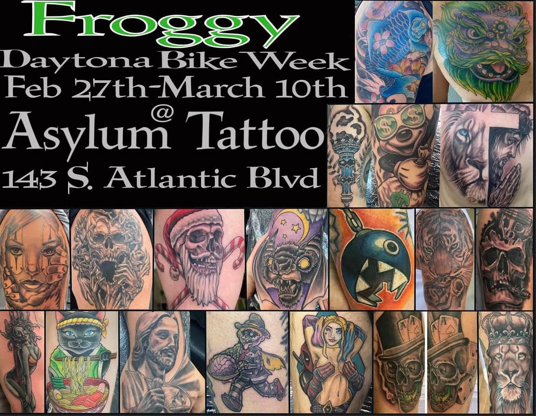 My schedule is open today, Monday and Tuesday. Then I’ll be heading to ( @asylumtattoo )Daytona  for two weeks. I’ll be back at the shop March 13th, if you want to set something up when I get back