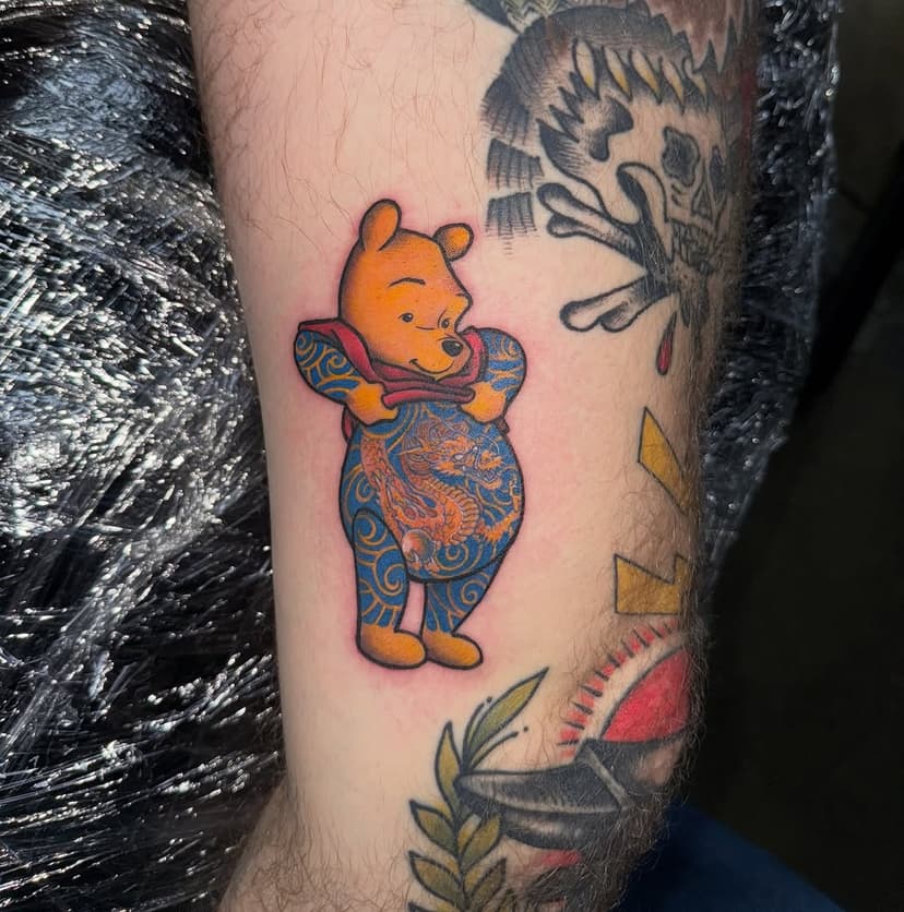 Tattooed Pooh 🍯

Des has some weekday availability next week, dm or email us to get on her books! 

@gentlemen_cat 

#winniethepooh #tattoo #colortattoo #tattooedtattoo #color #traditionaltattoo #traditional #neotraditional #tattoostudio #inkedtattoo #colorink