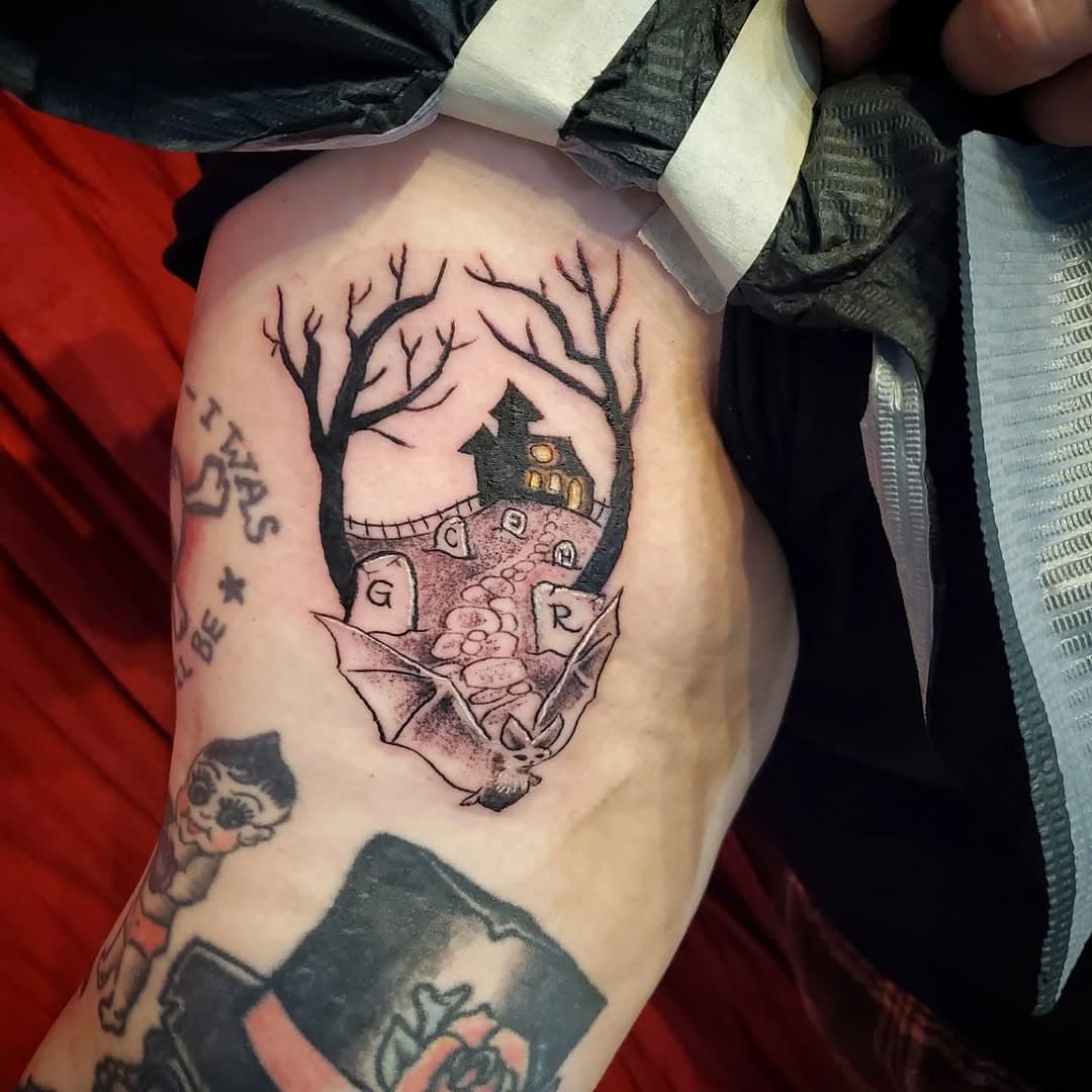 Fresh and healed zaps! Books open! Fill out my contact form to book your next piece. Link in bio!
.
.
#everydayishalloween #petmemorial #battattoo #crybabyclown #clowntattoo #veganfriendly #vegantattoo #stjohnstattoostudio #cathedralpark #workshopstjohns