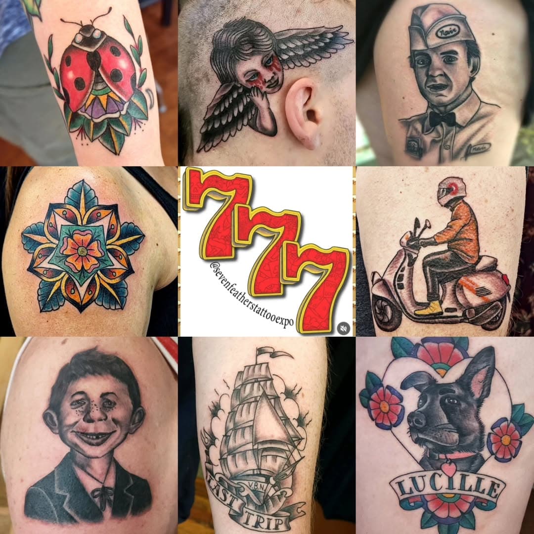 I will be tattooing at the Seven Feathers Tattoo, March 28 - 30.  I will be there will goof friend Bill Goat @goat76

I have plenty of openings for appointments. 
I will be tattooing walk ups as well. 

Looking to get a big tattoo? Day rate available.

Three ways to book

Email tattoo@freaksandgeekstattoo.com 

Use the online booking system at:
freaksandgeekstattoo.com 

Call the shop directly: 503.317.1325 

@art_and_tattoos_by_jason
@sevenfeatherstattooexpo

#Portland 
#portlandtattoo
#oregontattoo
#sevenfeatherstattooexpo 
#traditonaltattoo 
#americanatattoos 
#blackandgraytattoo 
#colortattoo
#Japanesetattoo 
#realismtattoo 
#appointmentsavailable 
#walkinswelcome