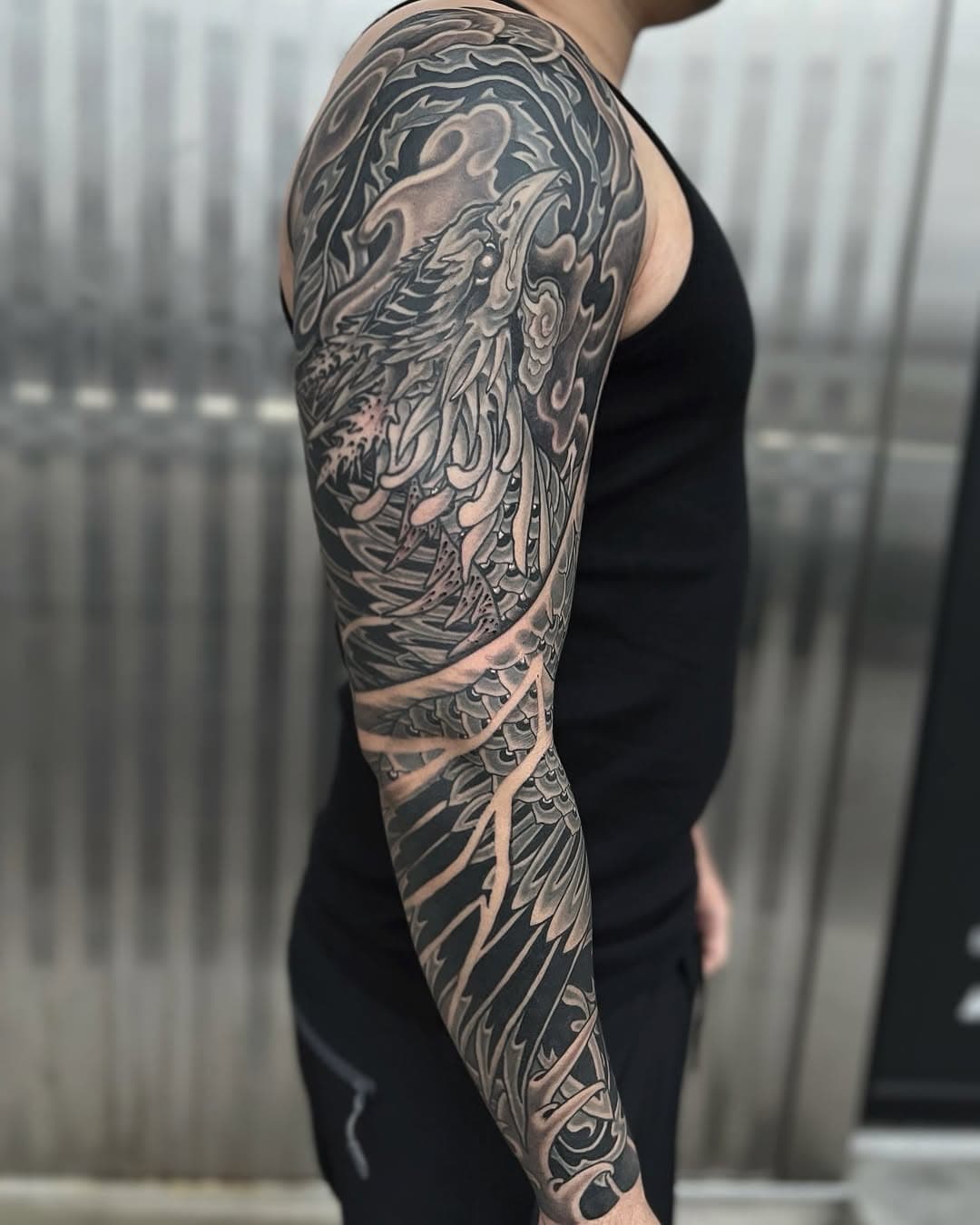 It was a pleasure to complete this tattoo for a tough dude. Thanks for sitting without flinching. 
.
.
.
.
#monkeykingtattoo#tattooartist#tattooer#inked#inkedup#asianart#asianstyletattoo#potd#vancouvertattoo
#phoenixtattoos#blackandgreytattoo