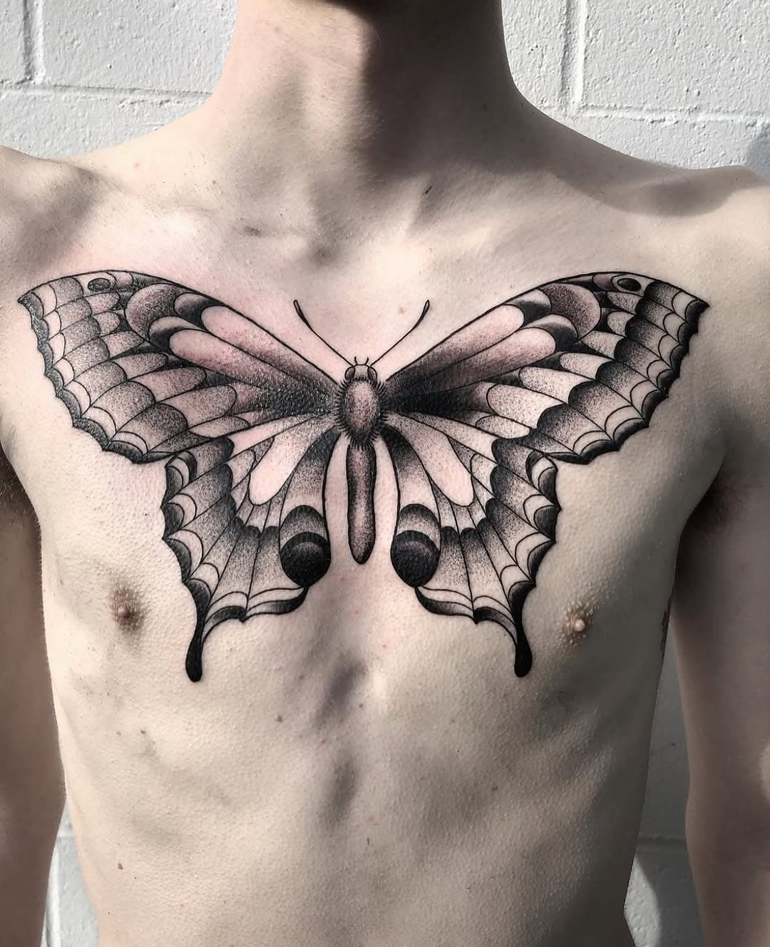 jaw dropping chest piece tattooed in one sitting by @xmarcxiex here at @goldrushtattoo! to schedule an appointment with Marc, call the shop or head to marcjackson.com!