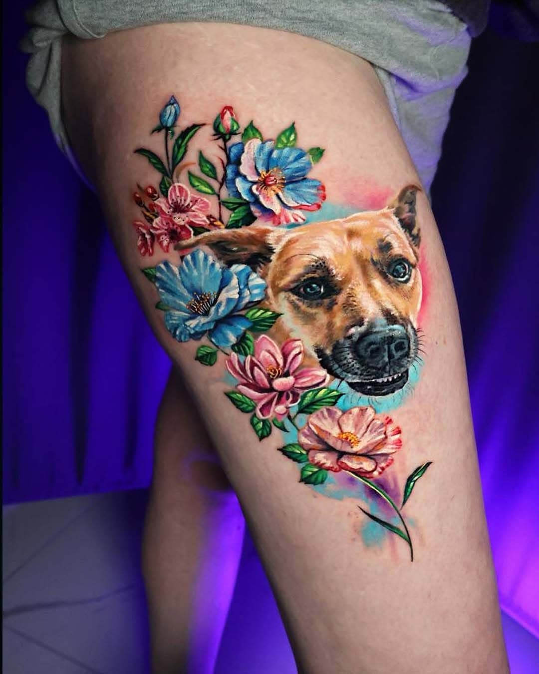 Check out these amazing color realism pieces! Bringing beautiful florals and portraits to life with intricate colors and stunning details. 

Artist: @samuraink01 
Location: 9671 Jane st. 

DM, call, or email today for your next tattoo! 

#floraltattoos #colourrealismtattoo #dogportraittattoo #colorful #tattoos #vaughantattoo