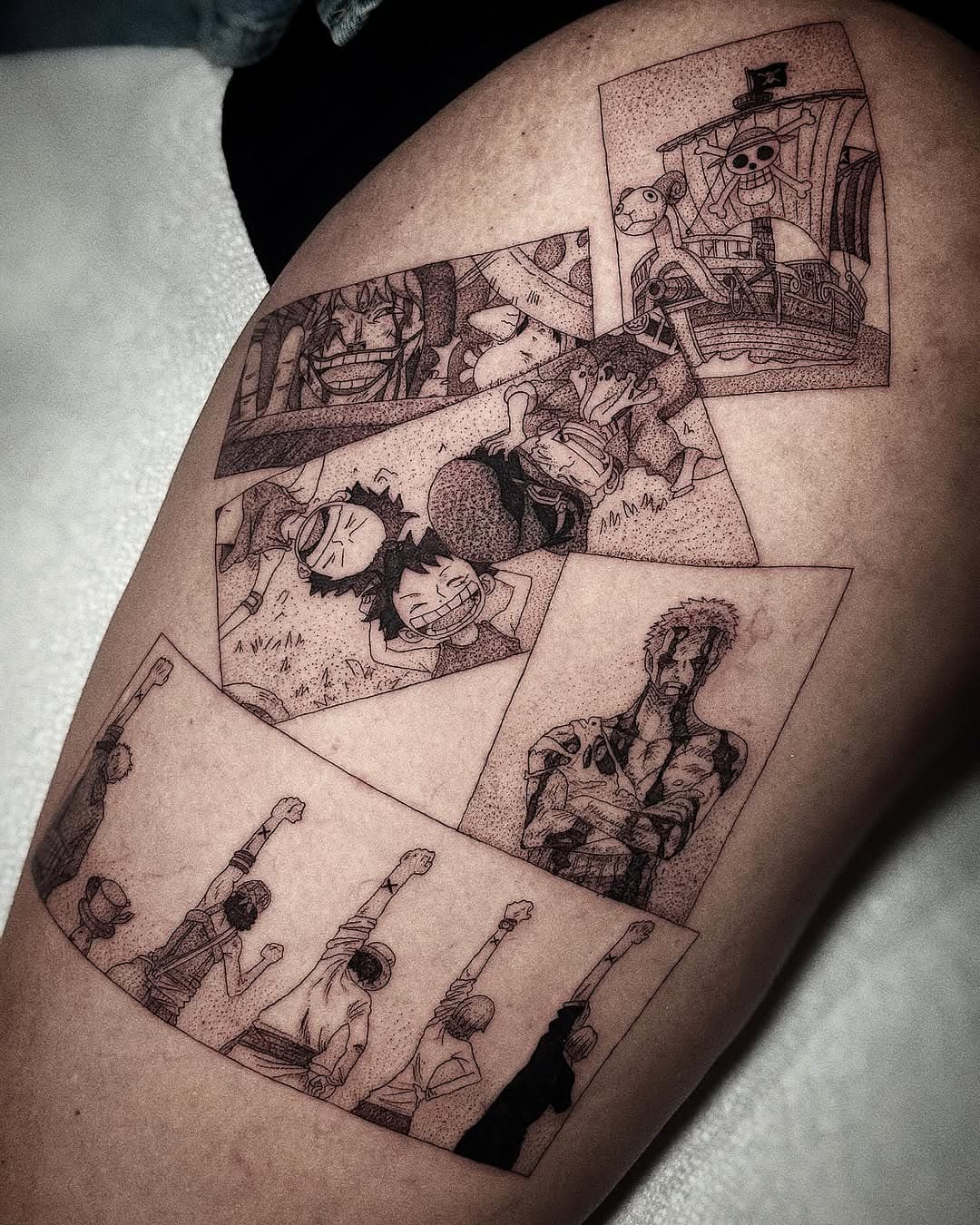 Which One Piece scene is your favorite? All done in one sitting.