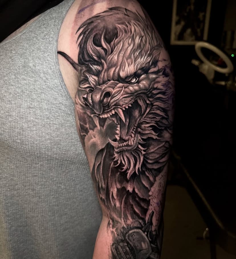 Progress on this sleeve @immortal_ink_tattoos