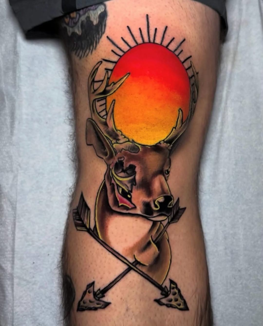 Knee Deer by Justin 🦌 @justin_tyme_tattoos #kneetattoo #kneetattoos #deertattoo #wildlifetattoo #brightandboldtattoo #fleshtattoocompany #ftc #fleshtattoo #harfordcountymaryland #harfordcountymd #marylandtattooartist #marylandtattoos #baltimoretattooartist #marylandtattooer #harfordcounty #harco #baltimoretattoo #baltimoretattooer #harfordcountytattoo #dmvtattoos #dmvtattoo #tattoos #tattoo #baltimoretattooartist #fallston #belairtattoo #customtattoo #customtattoos #mdtattooartist