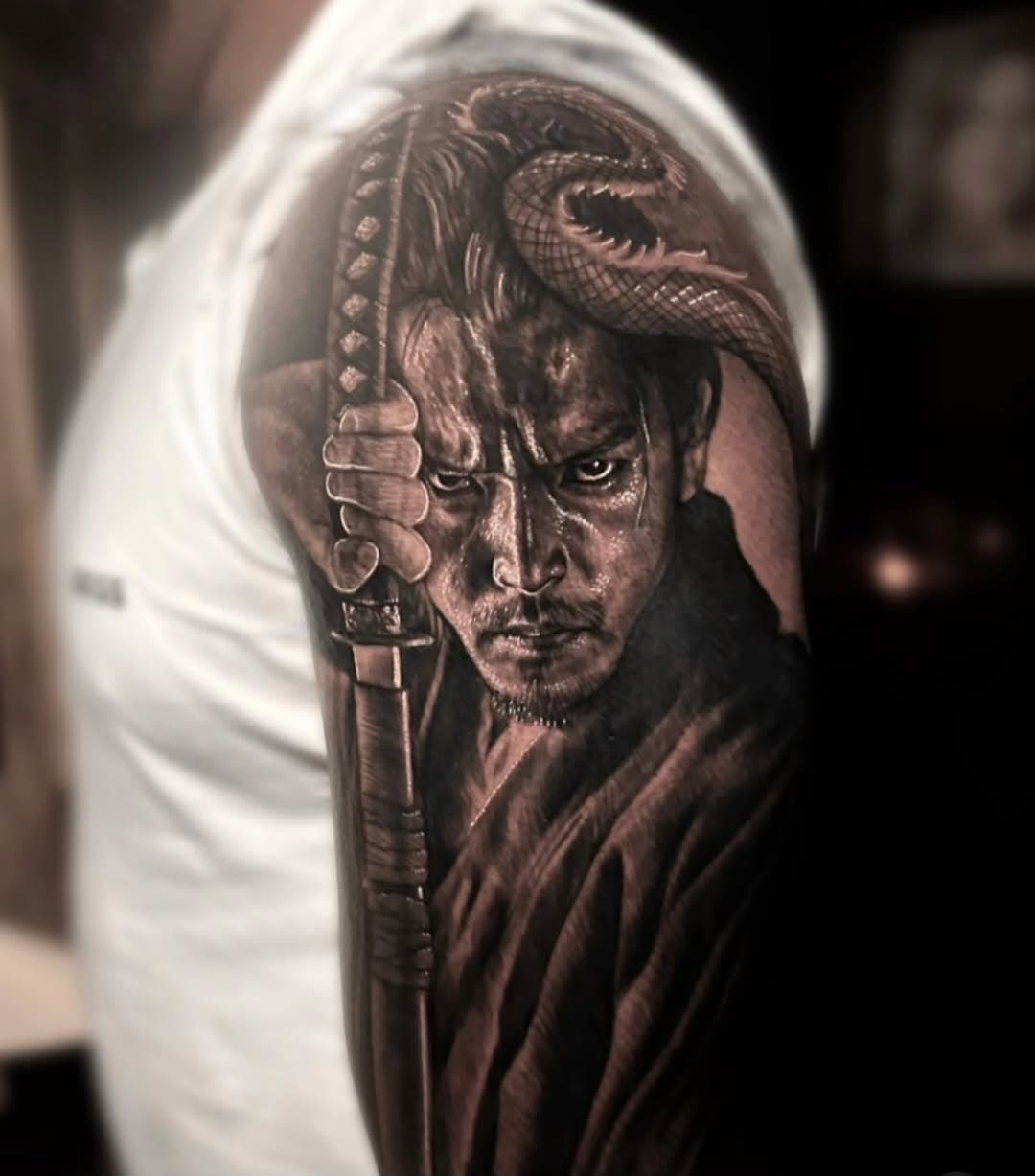 Amazing Japanese tattoo by Brandon ✨️

#degenerateart #samuraitattoo #japanesetattoo #tattoorugeley #tattoobirmingham #blackandgreytattoo