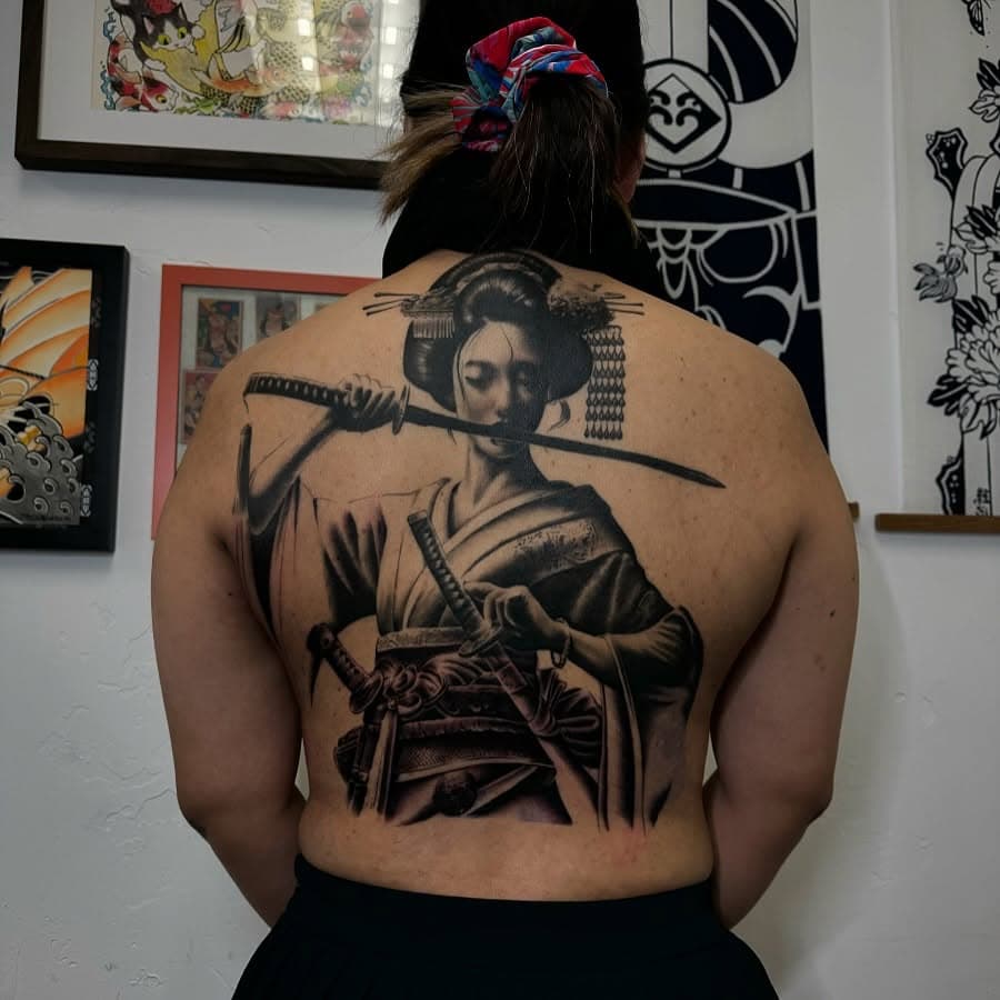 Second session on this piece. Exciting progress. Thank you Vanessa. 
 
@mezzaninetattoostudio 
#backpiece #realism #tattoo