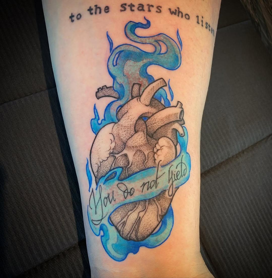 YOU DO NOT YIELD 

Thank you so much, Stephanie!! 

#throneofglass #throneofglasstattoo #youdonotyield