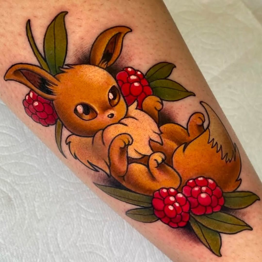 Happy pokemon day ! By @haleybearstattoo