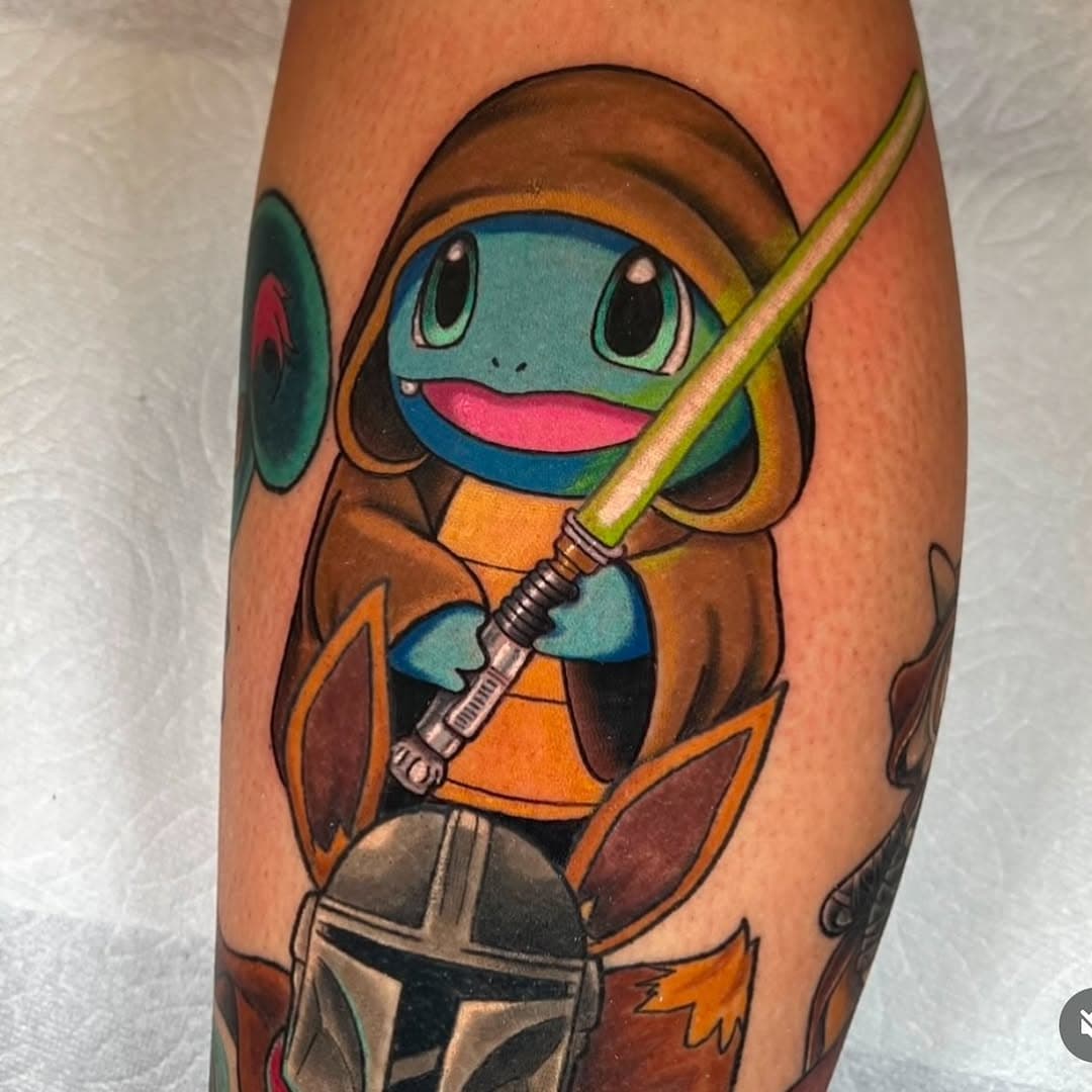 Happy pokemon day by @elainetattoos