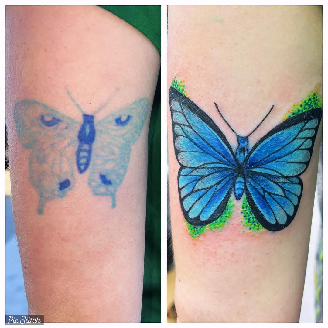 Butterfly redo by Angel @sketchyspaz / @angelpunx.pmafam