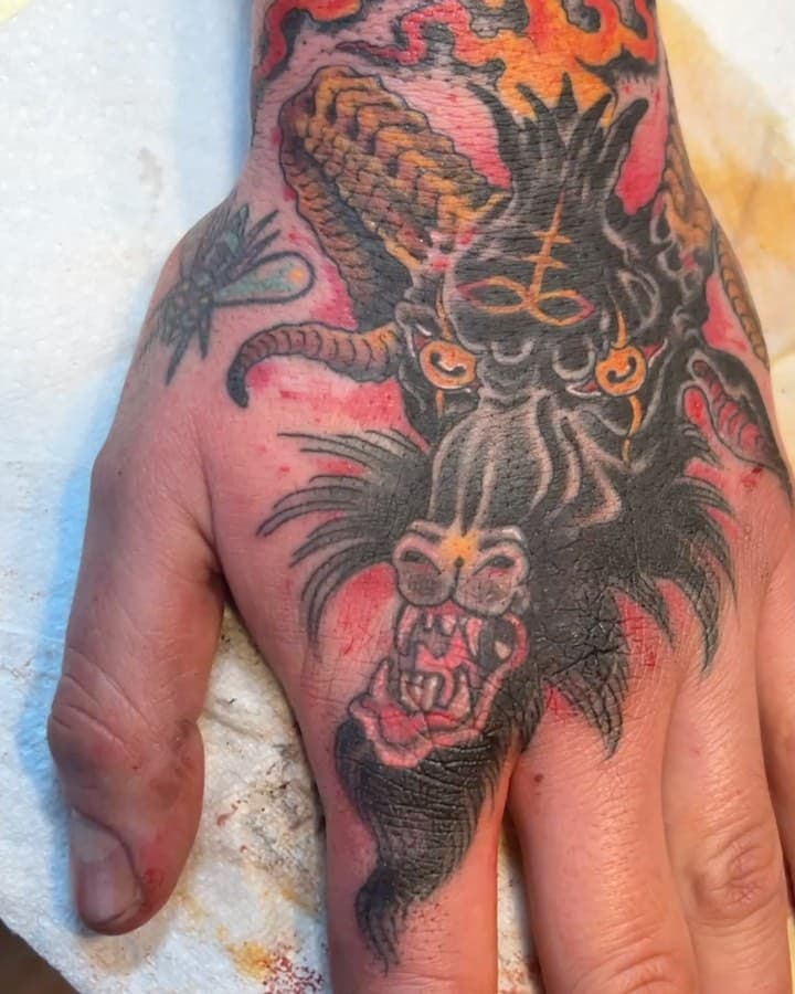 Drawn on Baphomet..Thanks a lot ma man S. !!!Satan forever!!!