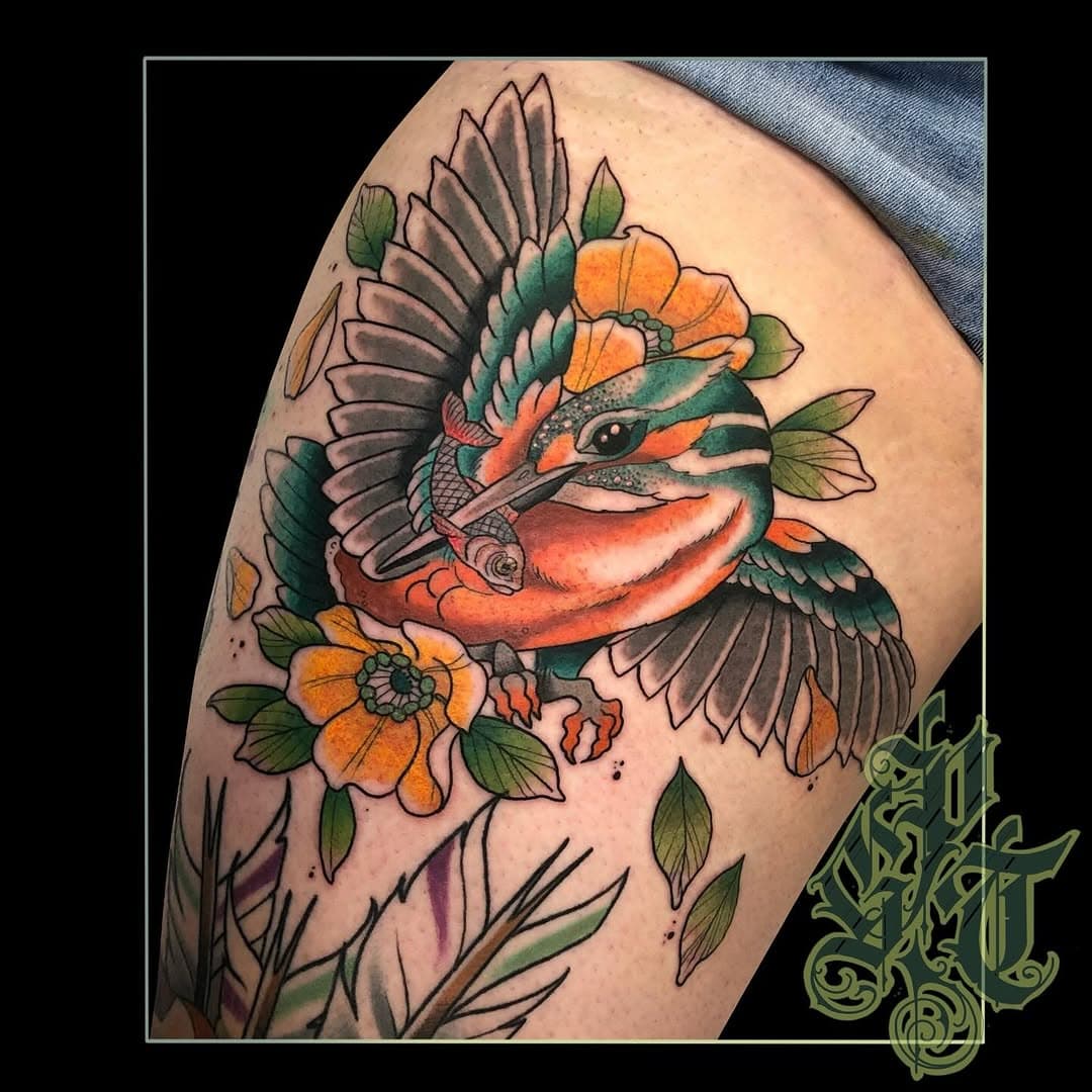 #eisvogeltattoo #colortattoo #birdtattoos #braunschweigtattoo #tattoobraunschweig #greenpearltattoo #tattooinspo #tattooideas