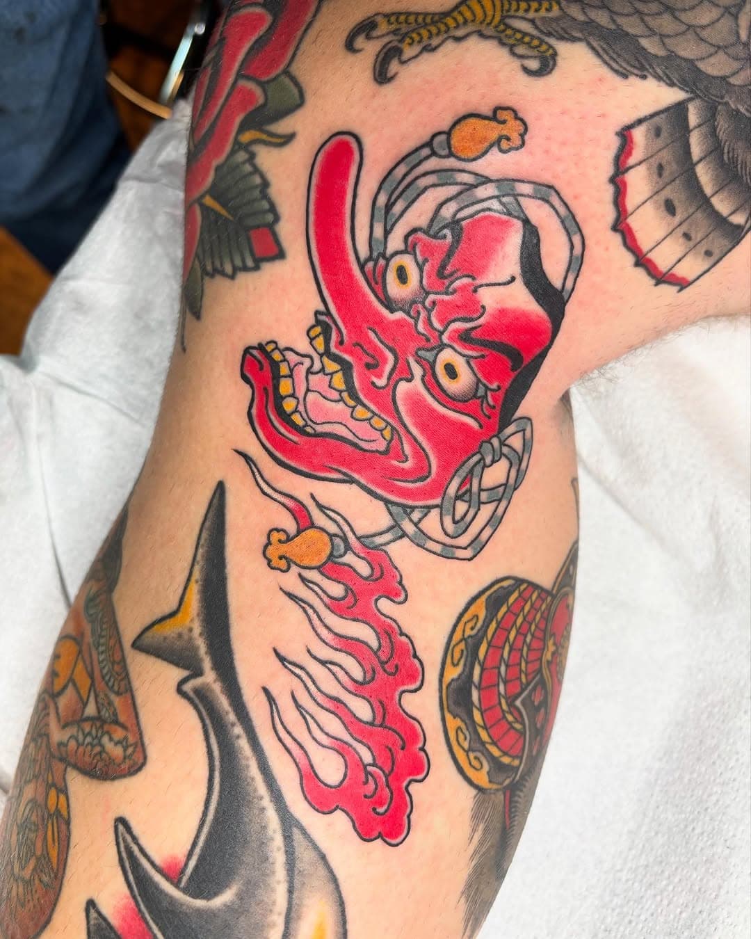 Tengu mask gap filler. Thanks Robbie!