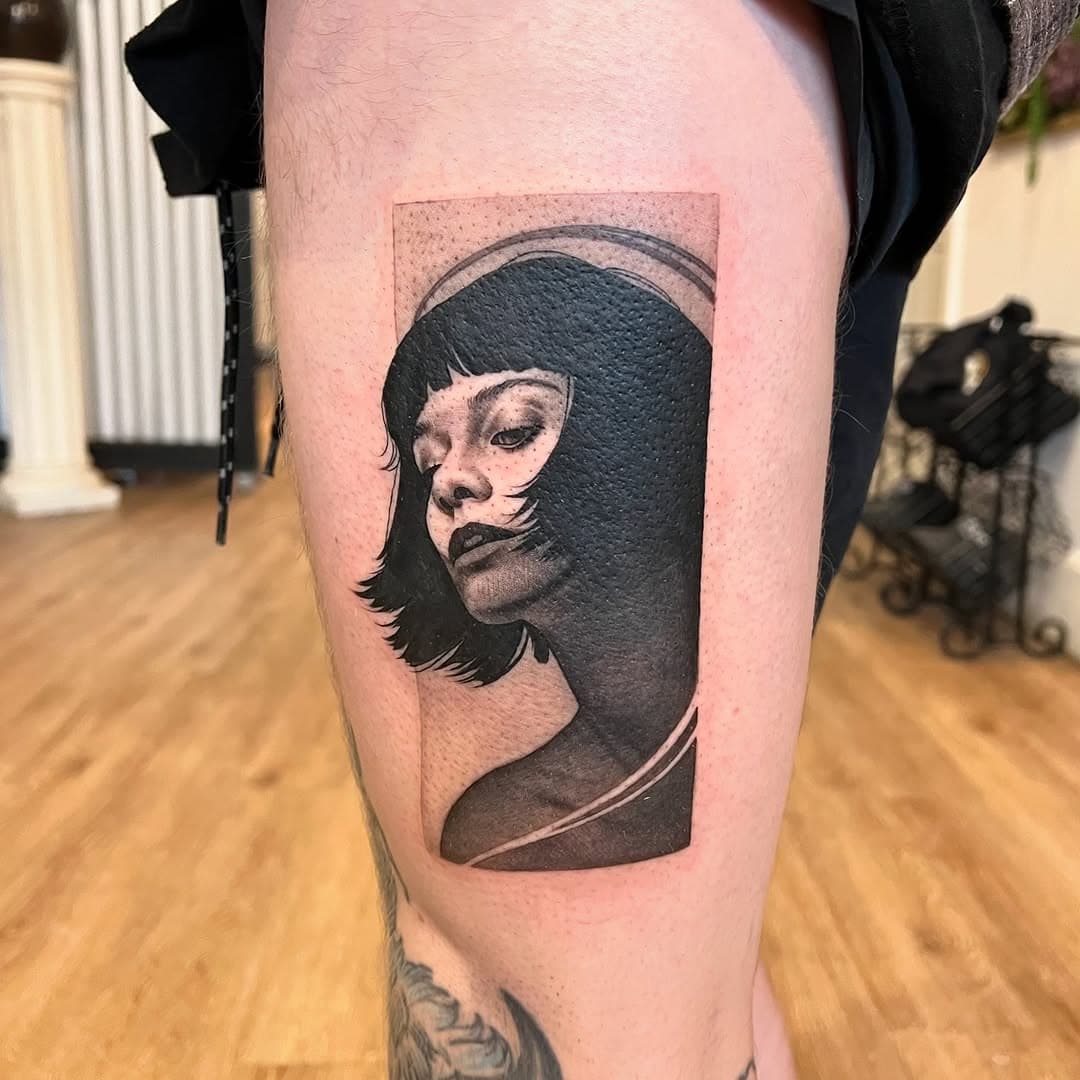 Got to do this piece from my premade designs on my good friend/coworker @twistedfoxtattoos last week. Thanks for letting me do this piece! Go give him a follow if you don’t already 🤘