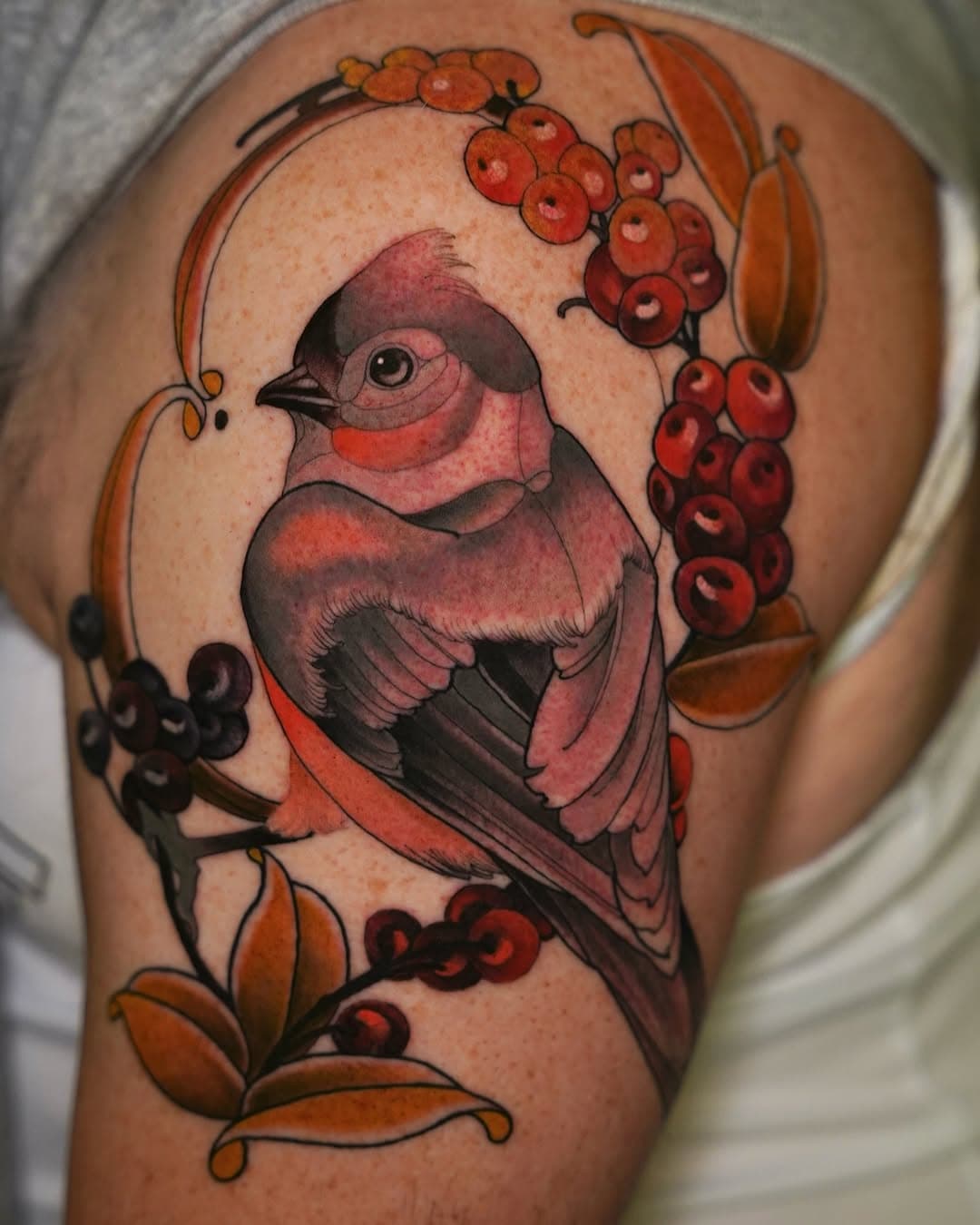 First tattoo for Marc-Antoine, thank you!

Little bonus on swipe is a part of the process I do when building a concept. From a little quick thumbnail drawing to a bigger cleaner version and then Ipad for the stencil/changes with the customer ✌️ 

Thank you for looking! @le.malandrin