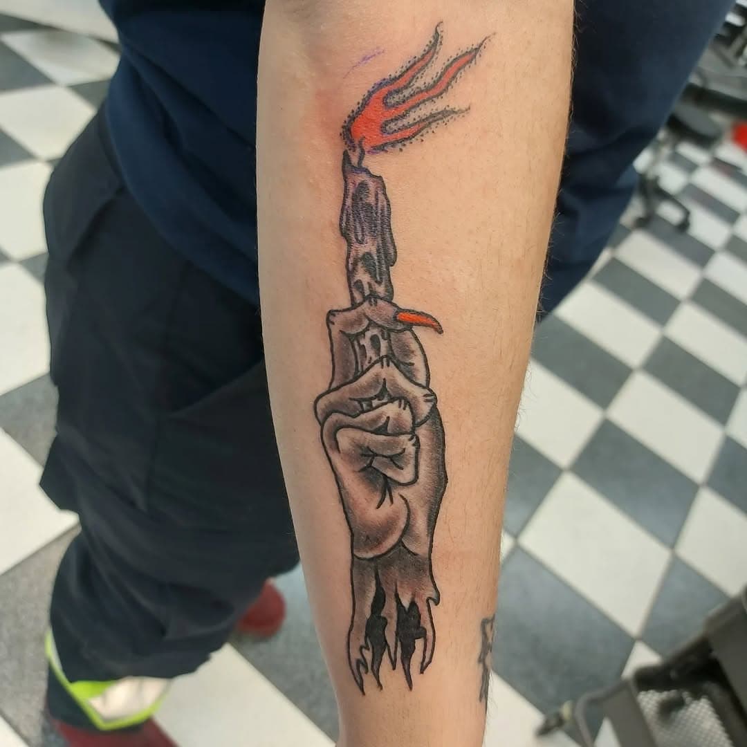 Hand of Glory 🔥🖐️ by @justhughsteele at our Toronto studio!

This eerie piece brings the legend to life—said to grant its owner mystical powers (or just a damn cool tattoo). Who’s next for something wicked? 👁️✨

📍 Toronto Studio | Artist: @justhughsteele 

Appointments encouraged, walk-ins welcome. 
Toronto | (416) 551-2233 
Burlington | (905) 637-7277