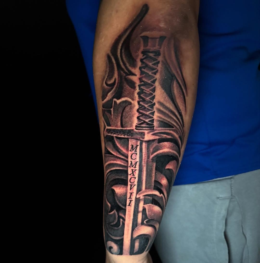 Half Day Session
Sword design
Back of forearm

Tattoo by @tattoozby_jayb 

🚨FINANCE AVAILABLE🚨
BOOK NOW 
Www.District36Tattooparlor.com

@kwadron 
@worldfamousink 
@eternalink 
@glovesfortattoo 
@district36_tattooparlor 

#tattoos #tattooshop #tattooparlor #tattooartists #tattooartistmagazine #inked #inkedup #whosnext #makeyourappointment #booknow‼️ #ʙᴏᴏᴋɴᴏᴡ #blackandwhite #🔥 #🔥🔥🔥🔥🔥🔥🔥🔥🔥🔥🔥💯💯💯💯💯💯💯💯💯💯💯💯😉👍🏼✔️✔️✔️ #🔥❤️ #🙌🏼 #🙏🏼 #🙏🏼❤️ #🤘 #🤘🤘🤘🤘🤘😎😎😎😎😎 #🤘🤘 #🤘🤘🤘