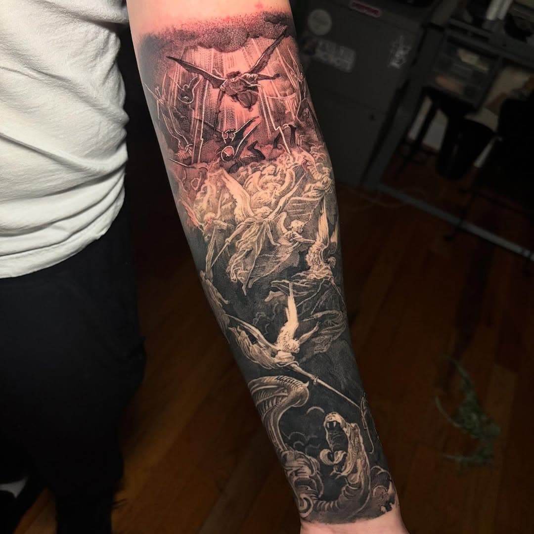 Loving these micro religious tattoos