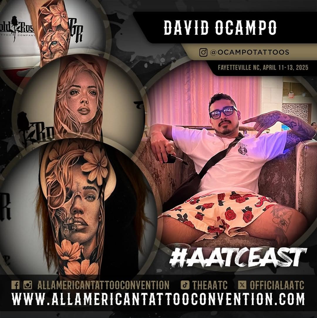 I will be attending the @allamericantattooconvention on April 11-13. 

Anyone with a healed tattoo who would like to attend the show and compete, send me a DM. 

If you’d like to be tattooed at the show send all info to 252-560-3337. Looking for open minded clients. 

Anyone giving me artistic freedom on the tattoo gets bumped to the front!!

Don’t miss out on one of the Best Tattoo Conventions in all of North Carolina!