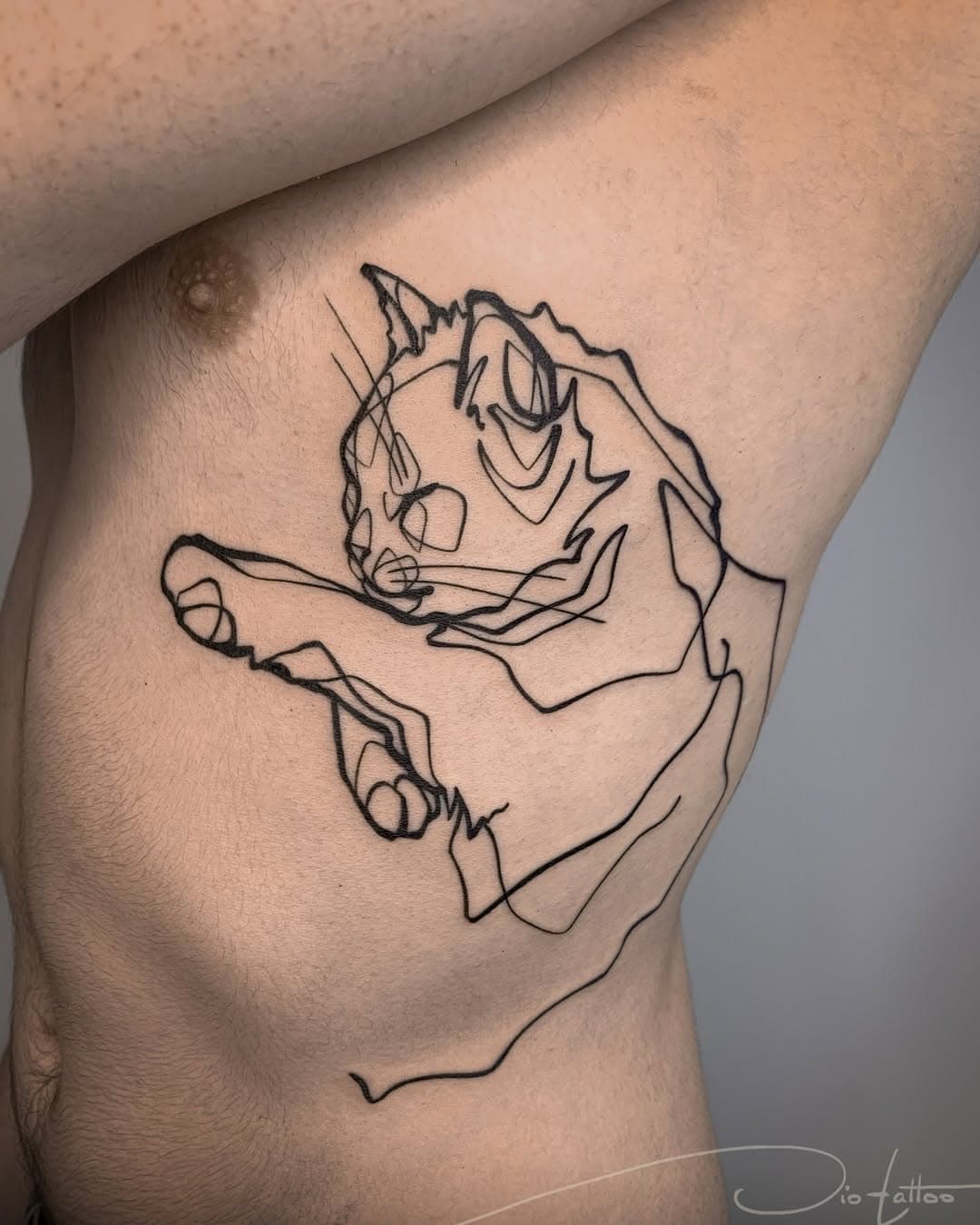 Swipe for a touching story behind the tattoo →

And this was his first tattoo! 
Thank you Dario.

I love tattooing pets, it’s such a sweet, nourishing and sometimes even healing experience, both for me and my clients. 

Done in Barcelona @asimetric.gallery 

#cattattoo #petportraittattoo #pettattoo #meaningfultattoos #lineworktattoo #linearttattoo #barcelonatattooartist