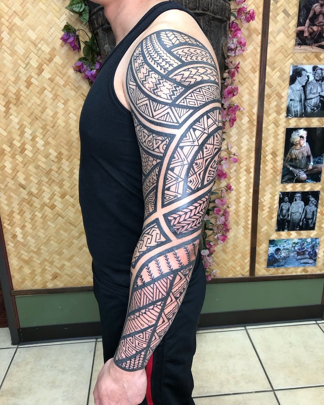 Tattooed by Elle | A more contemporary flow, a full sleeve for Bruce 🤩  All freehanded by Elle 🔥

Thanks so much for your trust, Bruce! 

Please do not copy any tattoos you see on this page. They are custom created for each client to tell their families story.
.
#tattooculture #filipinotattoo #Philippines #filipino #armtattoo #contemporarytribaltattoo #tattoo #tribaltattoo #tribaltattooers #blackworktattoo #blackwork #pinoypride #pinoy #tradition #indigenousart #tattooedmen #markofthefourwaves #4waves #fourwaves #tribe #spiritualjourney #spiritualjourneytattoo #tatak #batok #traditional_art