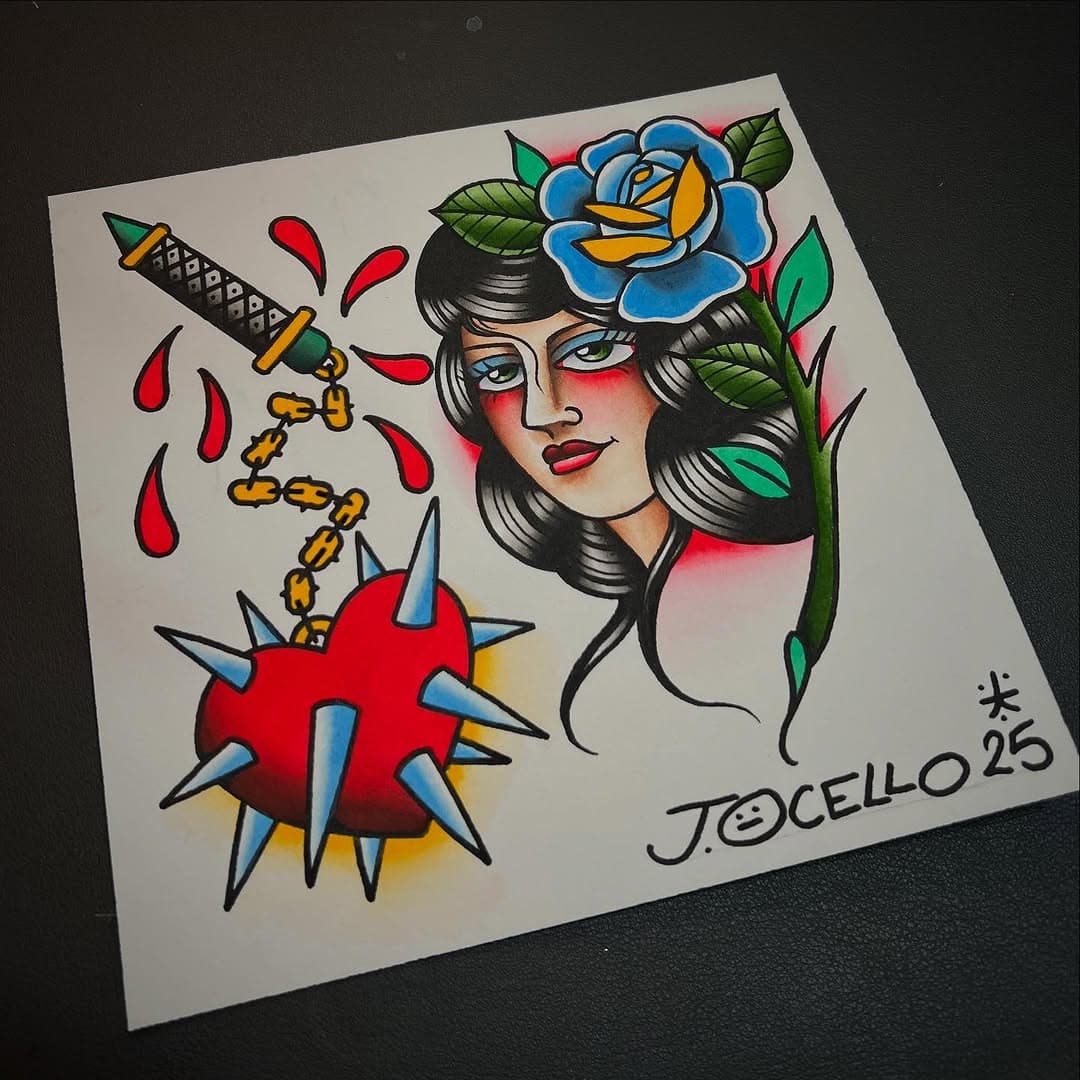 NEW DESIGNS AVAILABLE!

Offering these designs for $250 this week only! After that they will go up to $300 each. They are both hand sized.
(Heart flail booked)

DM TO BOOK😁✌🏻❤️
.
.
.
.
.
.
.
.
.
#tattoo #tattoos #tattooflash #traditionalflash #traditionaltattoo #bright_and_bold #boldtattoos #nj #newjersey #funtowntattoo #oldlines #tattooflashcollective