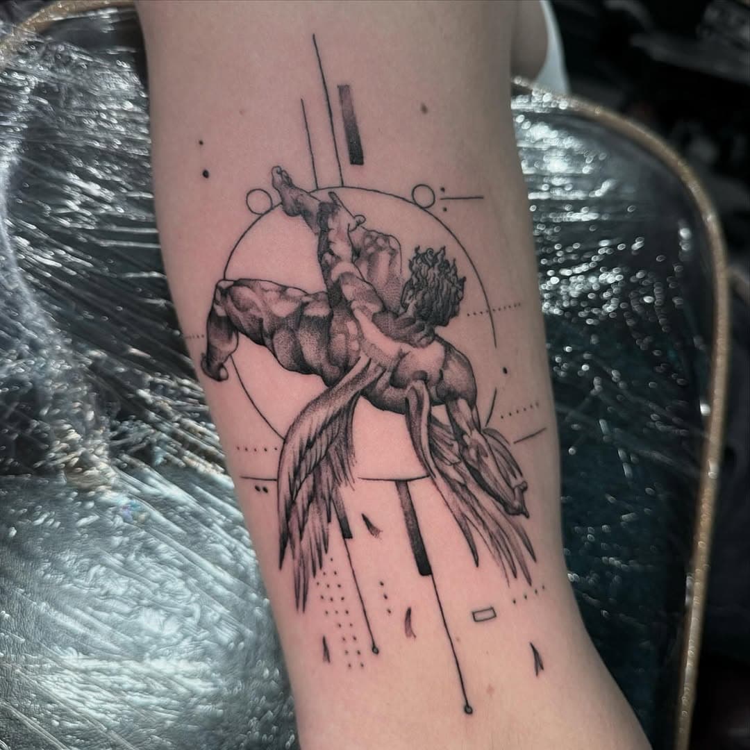 Never regret thy fall, O Icarus of the fearless flight, For the greatest tragedy of all is never to feel the burning light

Link in bio to book an appointment.
.
#blackonyxtattoo #tattoo #tattoos #tattooed #tattooer #tattooart #tattoodesign #tattooing #tattooflash #tattooartist #ink #inked #Jersey  #njtattoo #njtattooartist #newjersey #artislife #art #neotraditional #neotrad #instagood #instalike #likeforlike #like4like #tattoosofinstagram #family #food